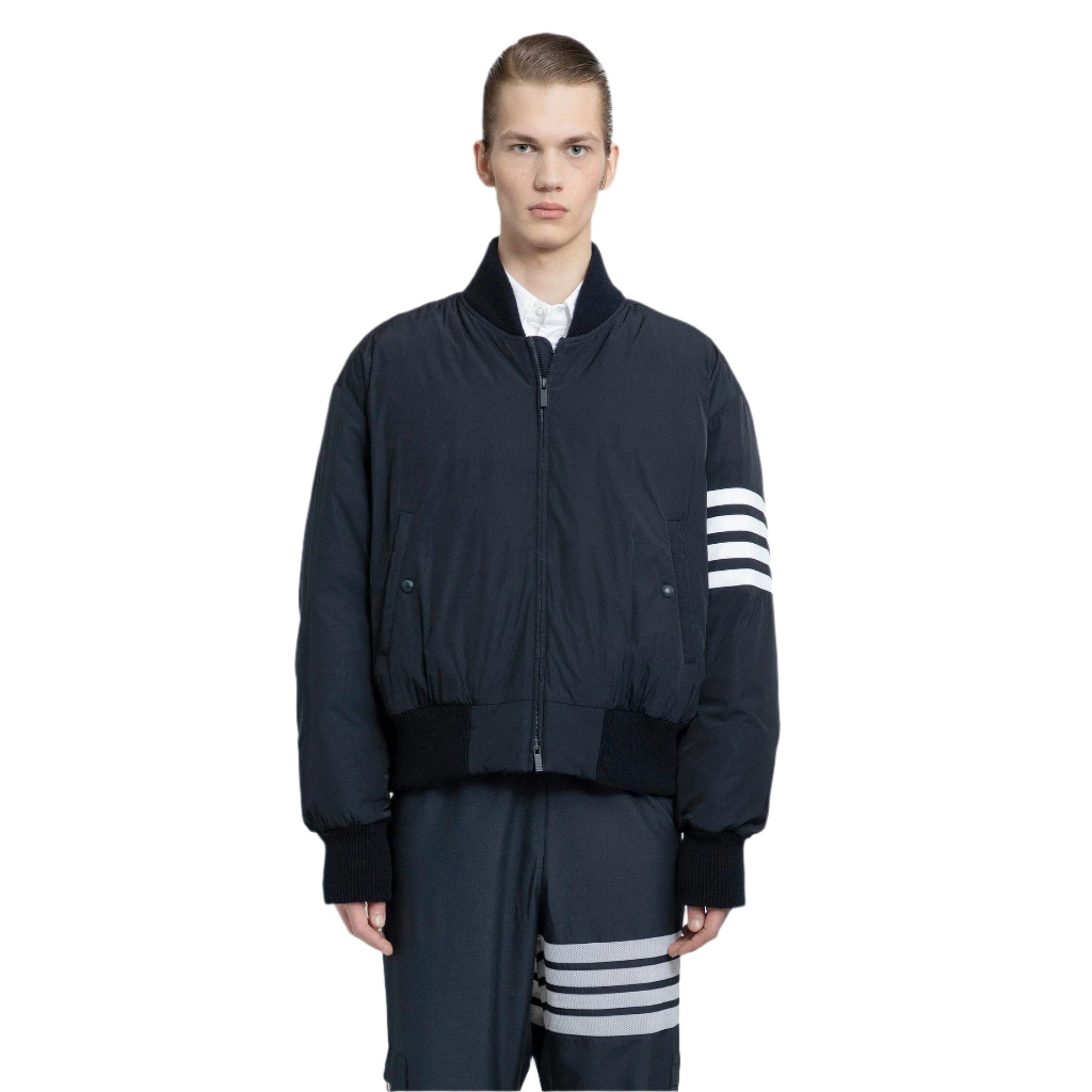 Thom Browne 4-Bar Down Filled Blouson Jacket