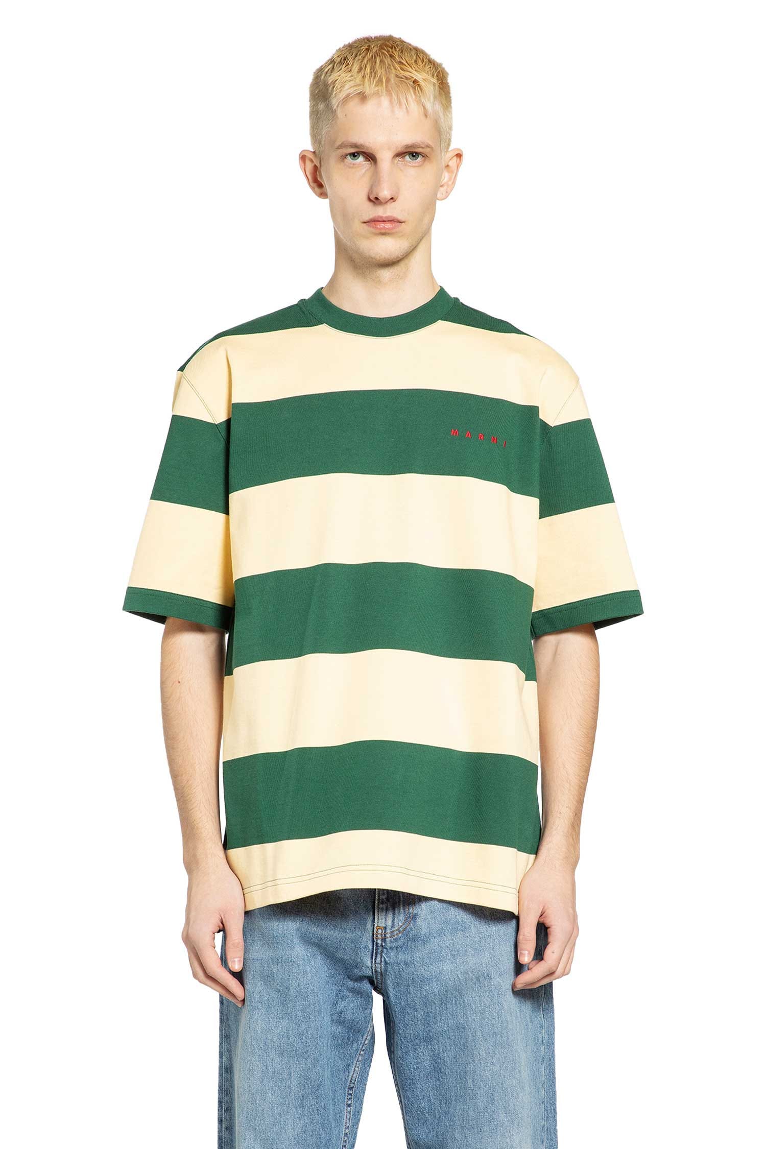 Marni Maxi-stripe Cotton T-Shirt