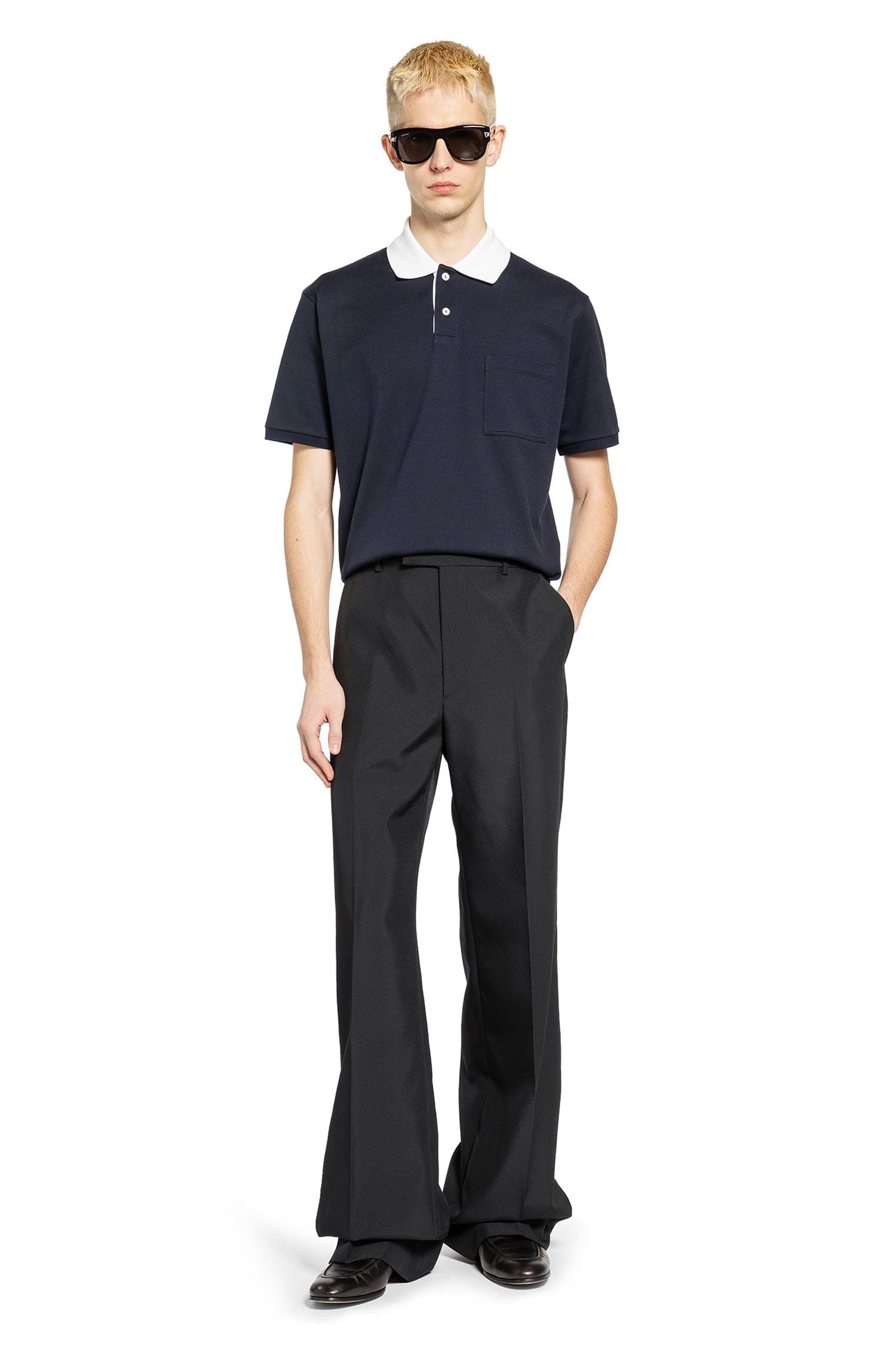 Gucci Stretch Cotton Piqué Polo Shirt