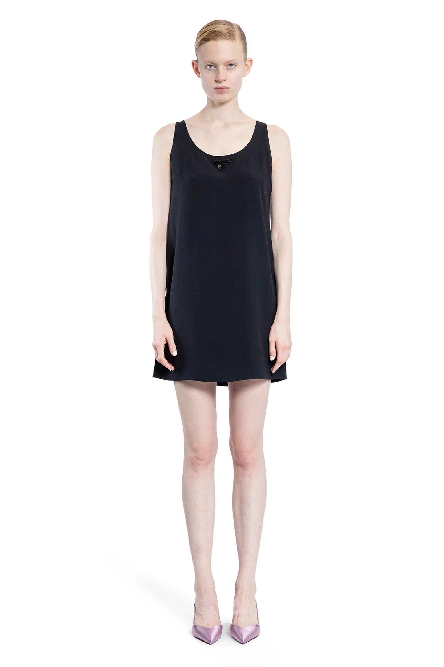 Prada Sablé Slip Dress