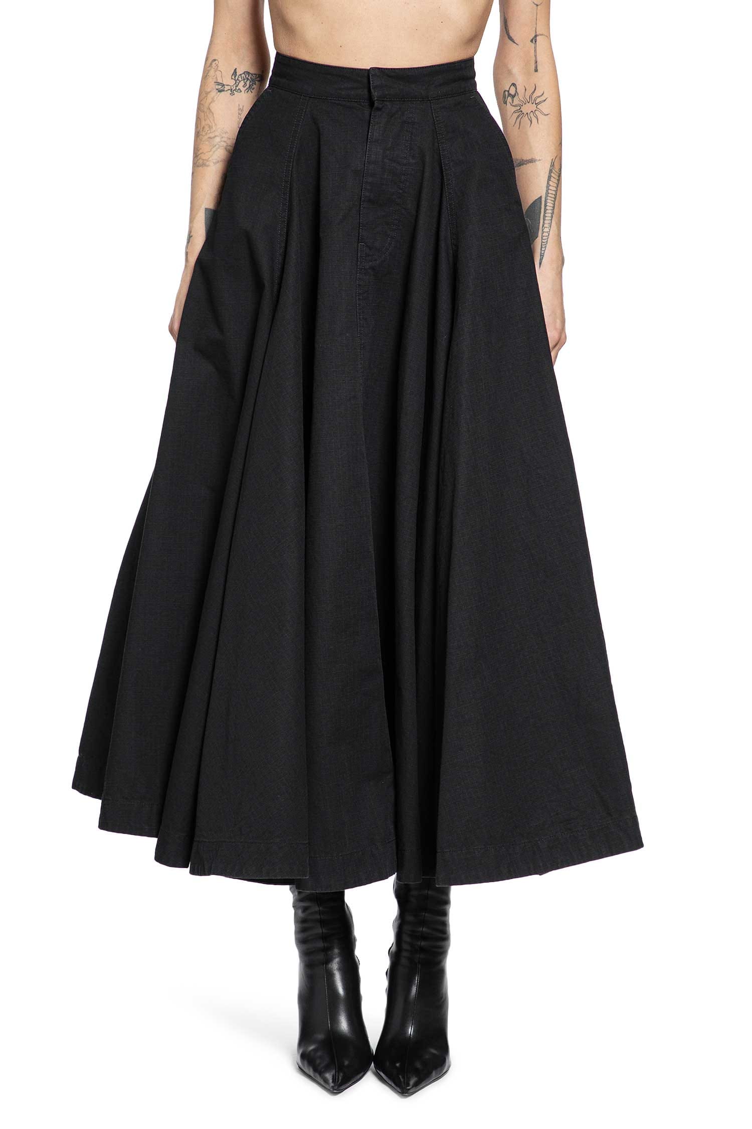 Balenciaga Godet Maxi Skirt