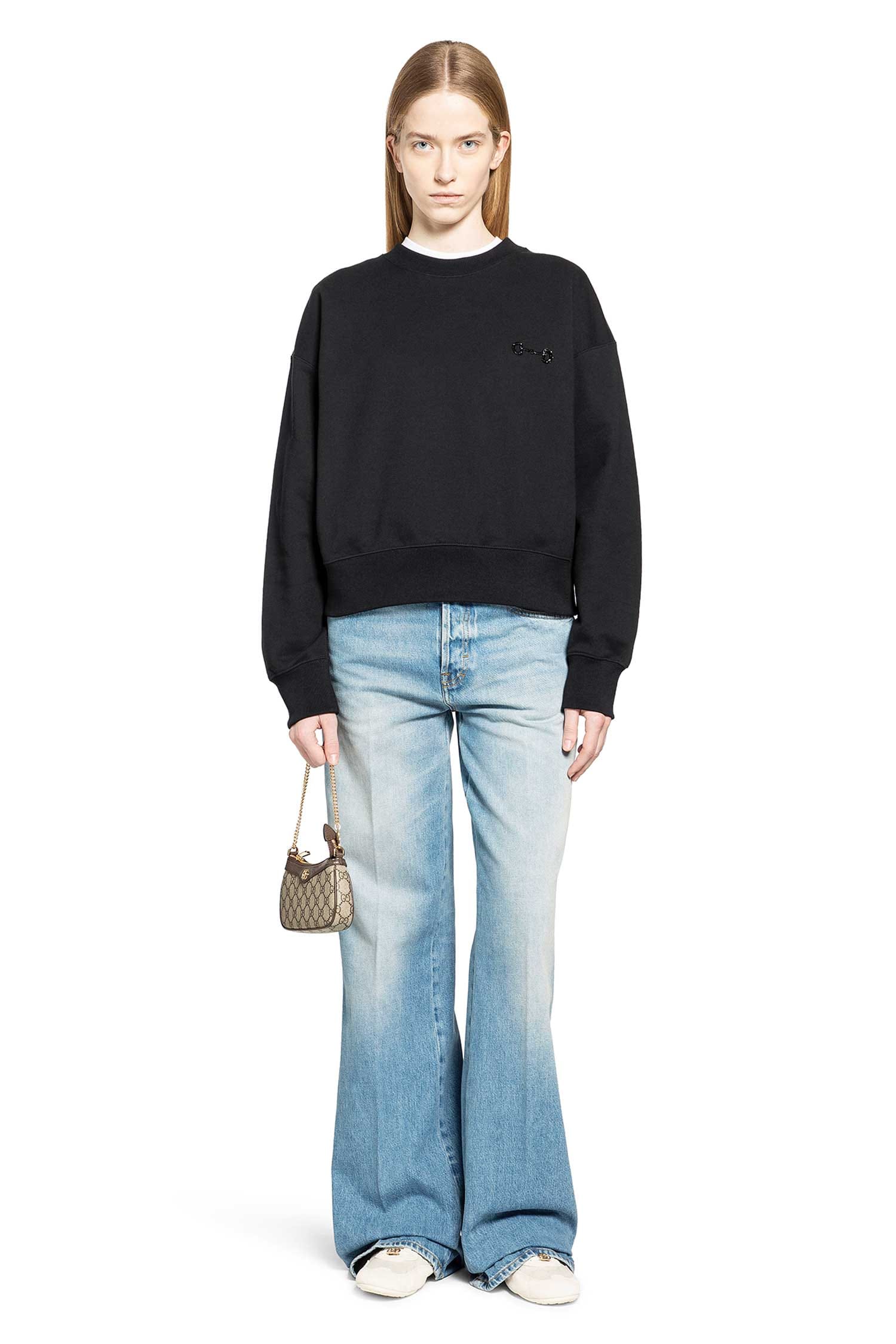 Gucci Cotton jersey sweatshirt with embroidery