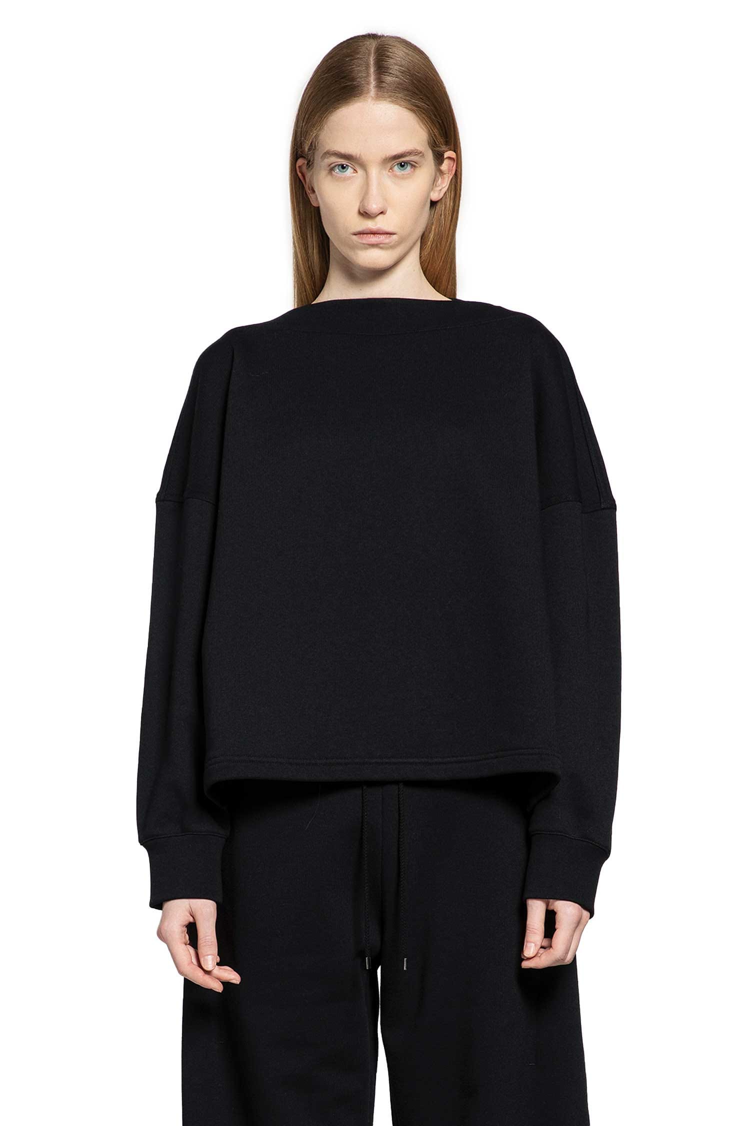 Alaia Boatneck Fleece Sweatshirt