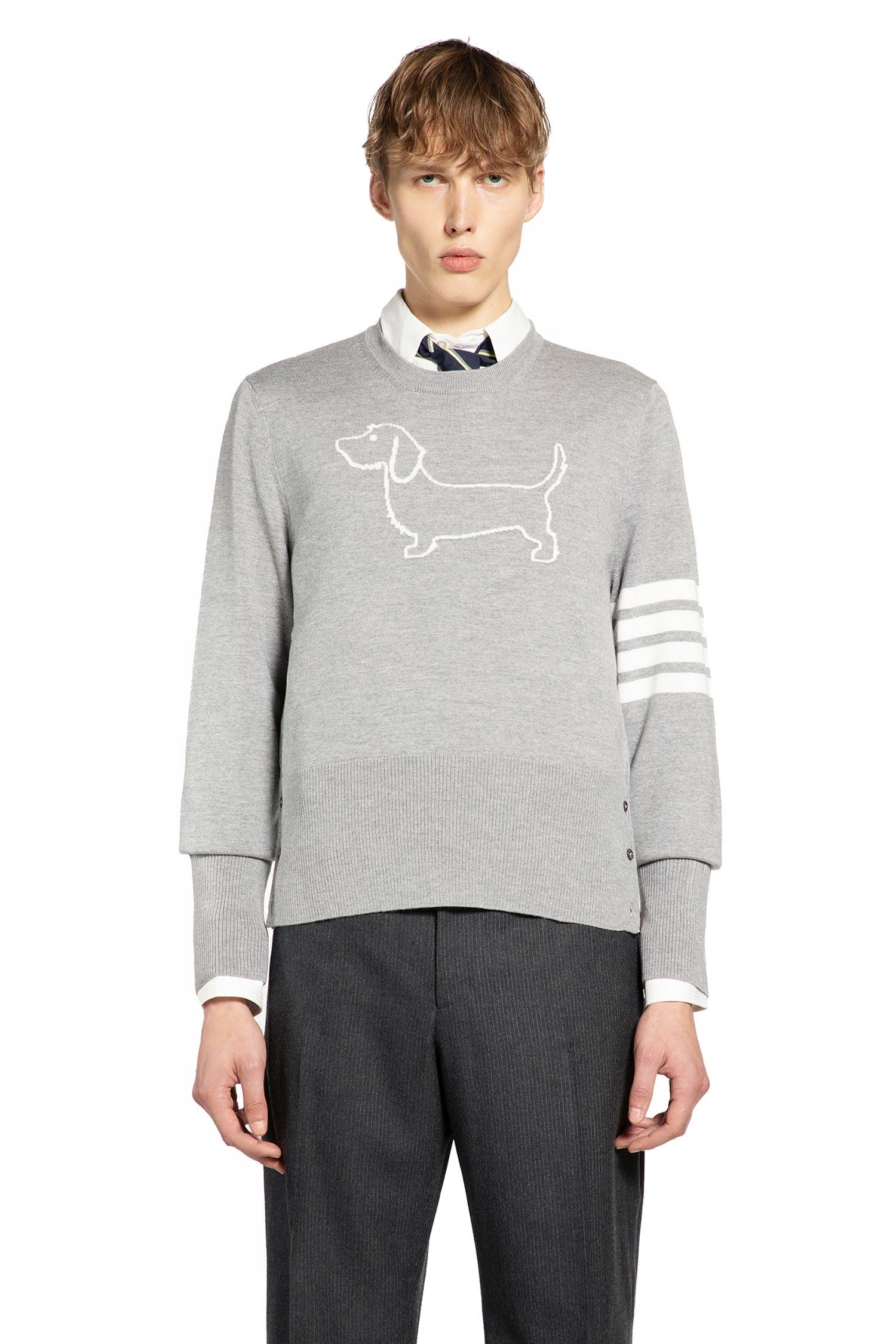 Thom Browne Hector 4-Bar Sweater