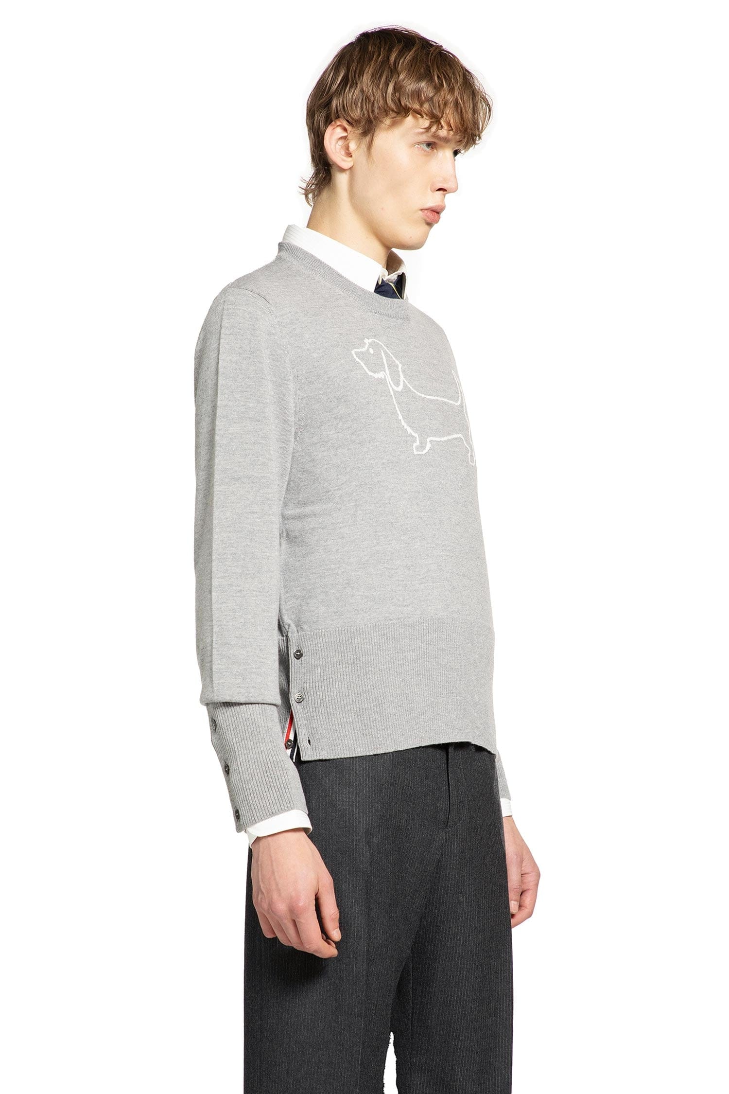 Thom Browne Hector 4-Bar Sweater