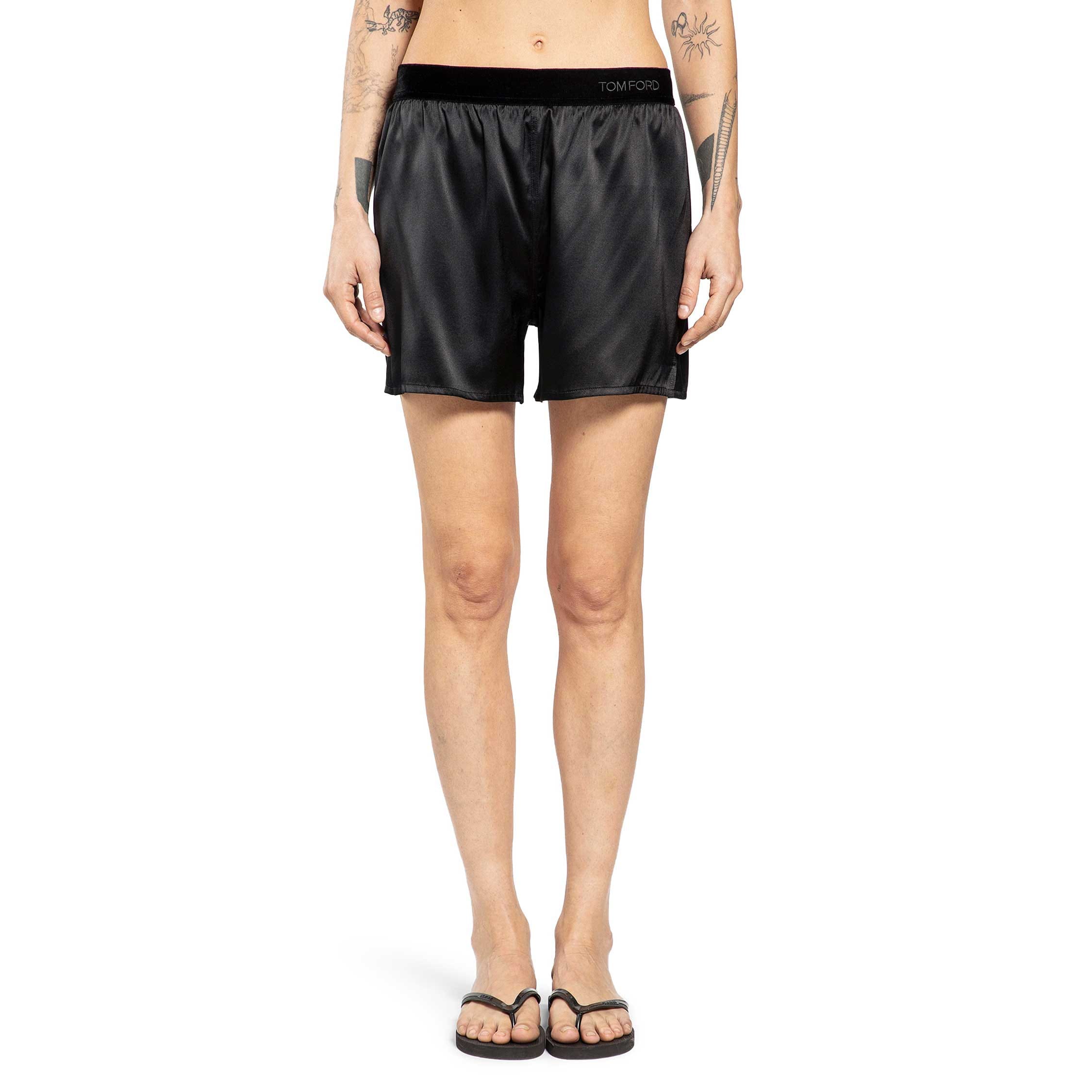 TOM FORD Stretch Silk Satin PJ Shorts
