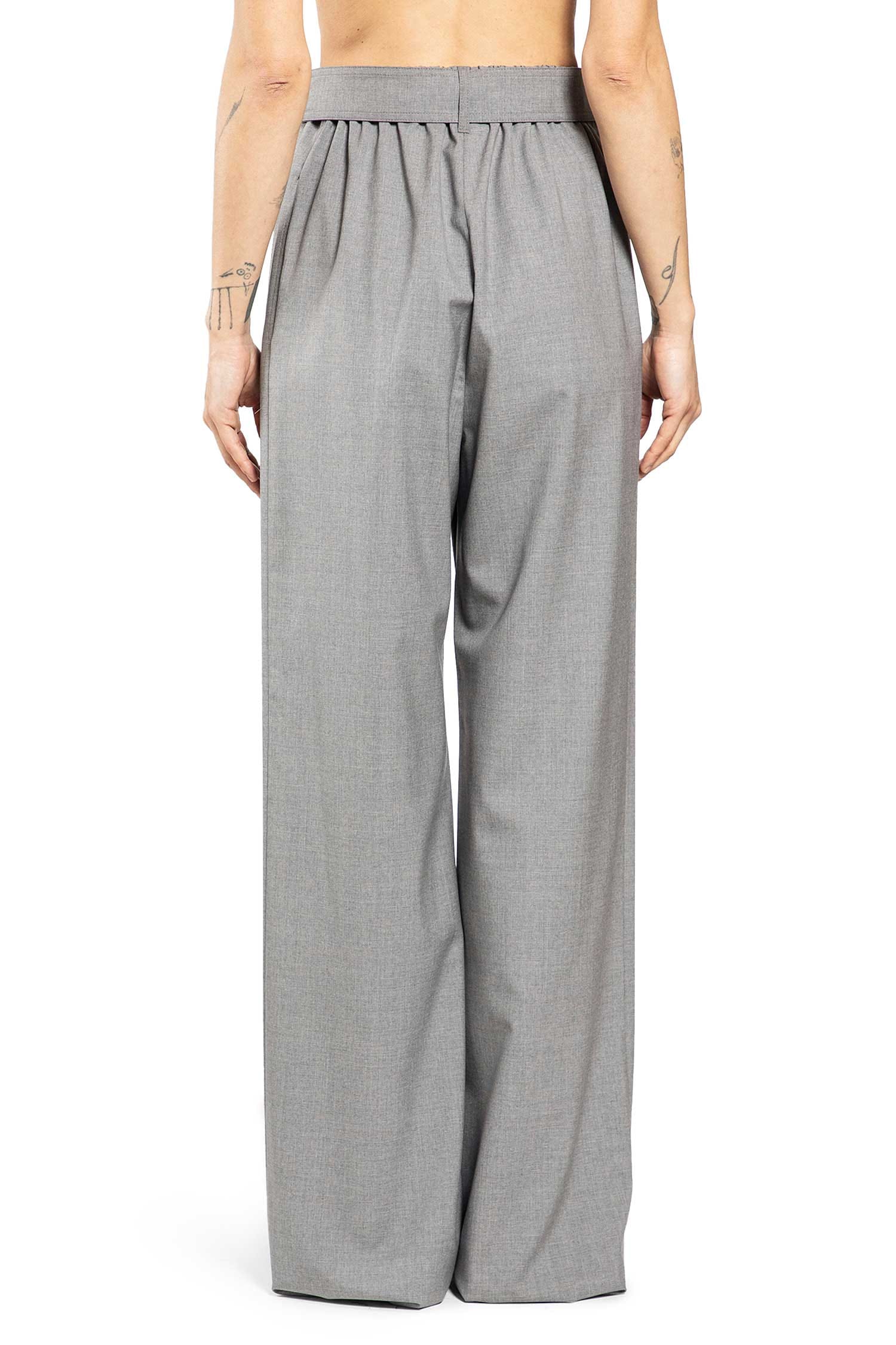 Max Mara Stretch Wool Cloth Trousers