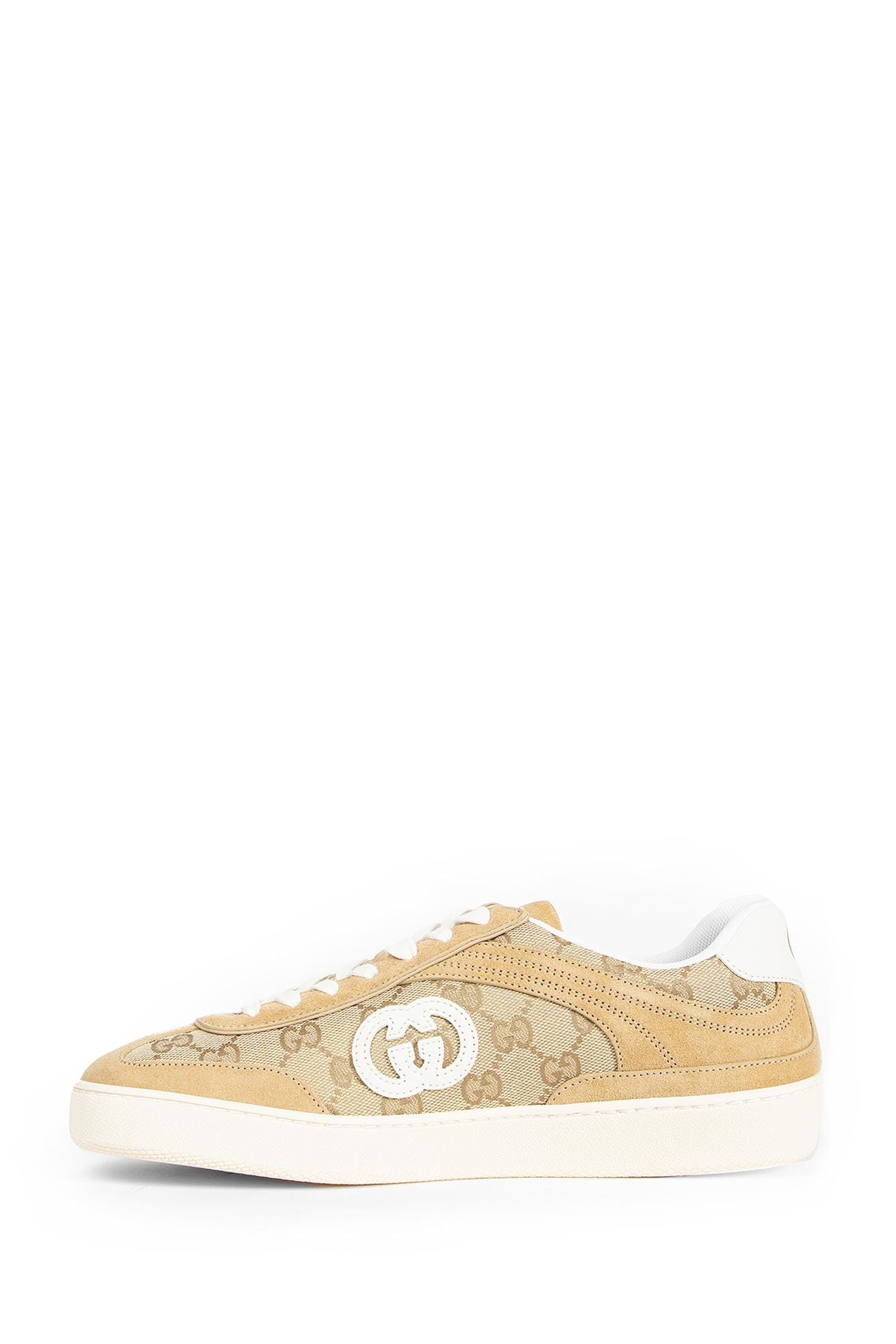 Gucci Canvas and Leather Sneakers