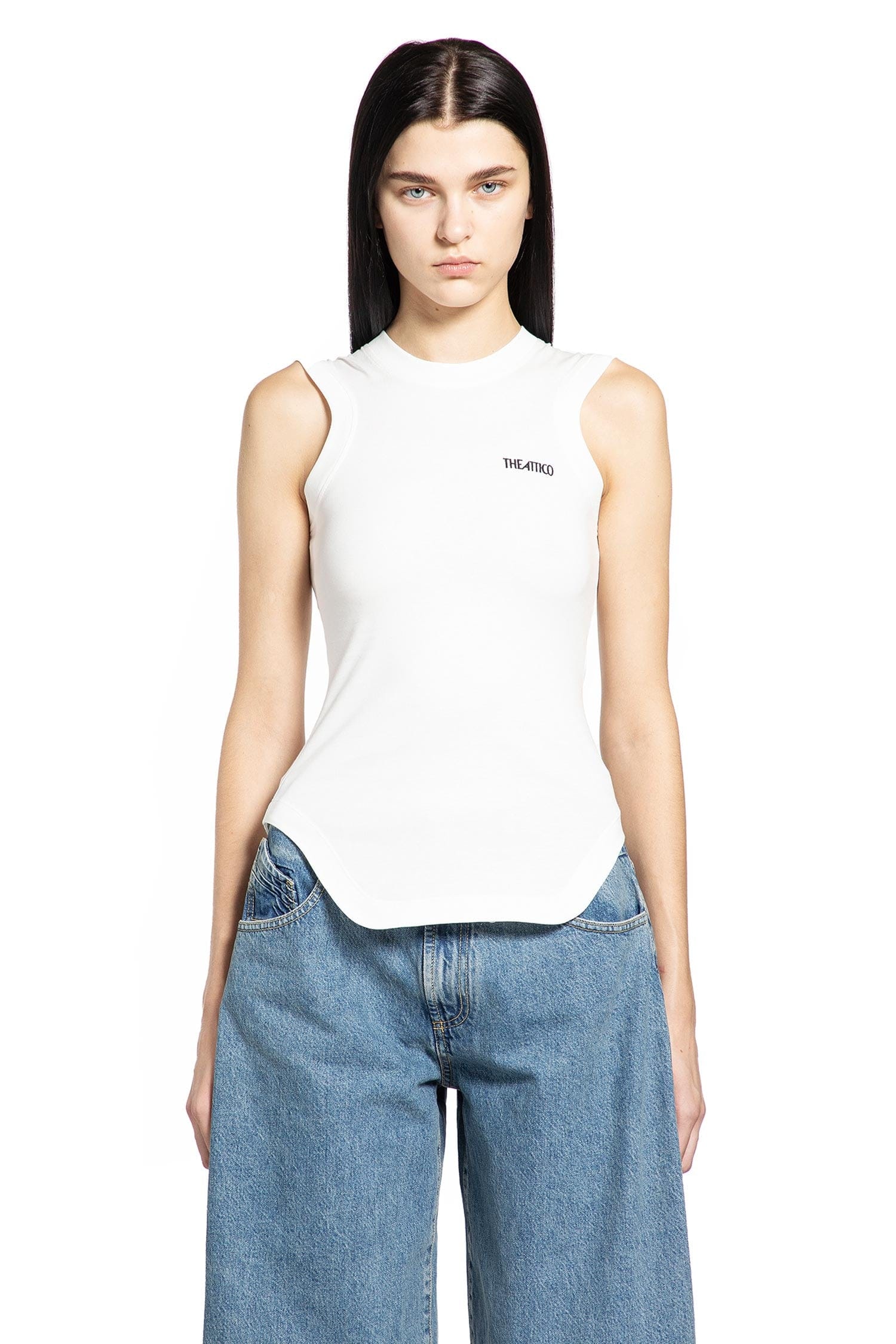 The Attico Light Jersey Tank Top