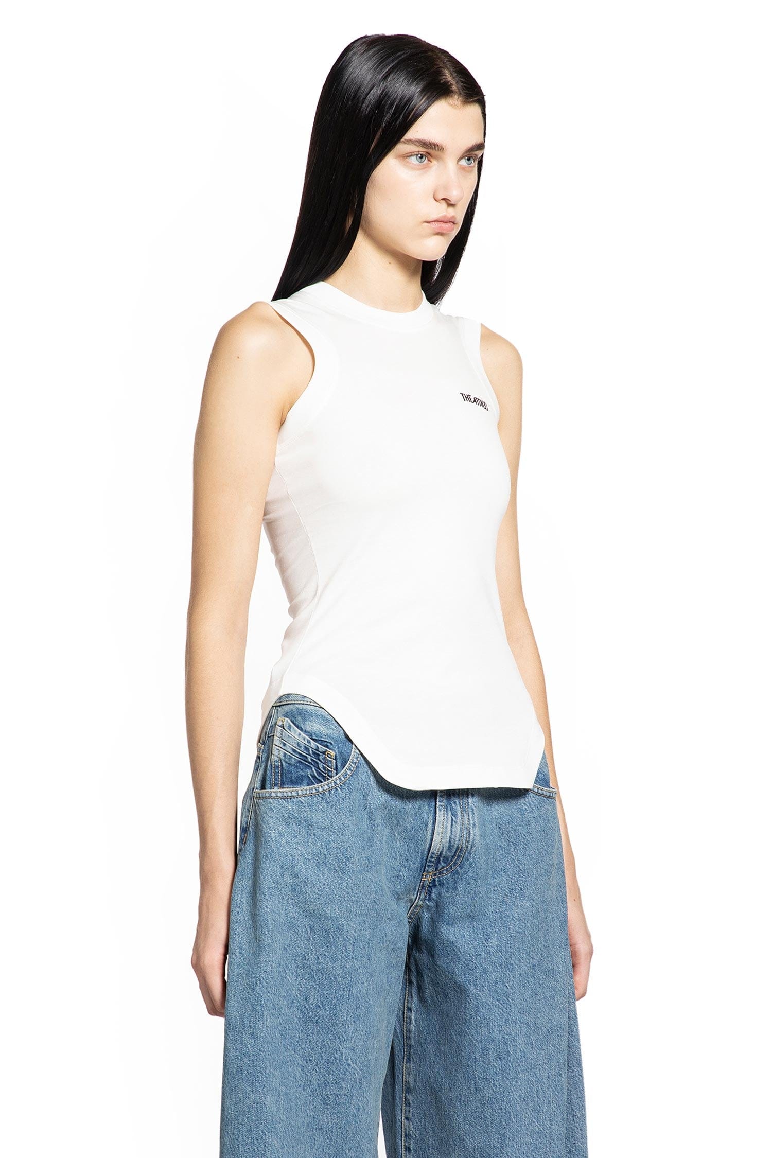 The Attico Light Jersey Tank Top