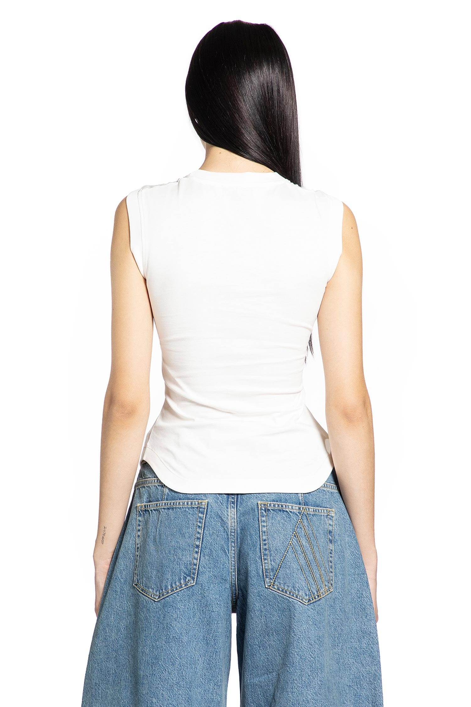 The Attico Light Jersey Tank Top