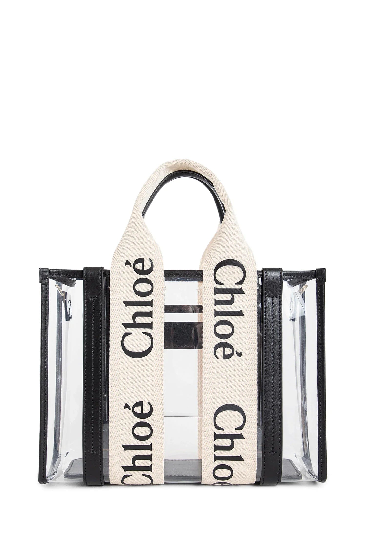 Chloe Woody small tote bag in jelly and leather