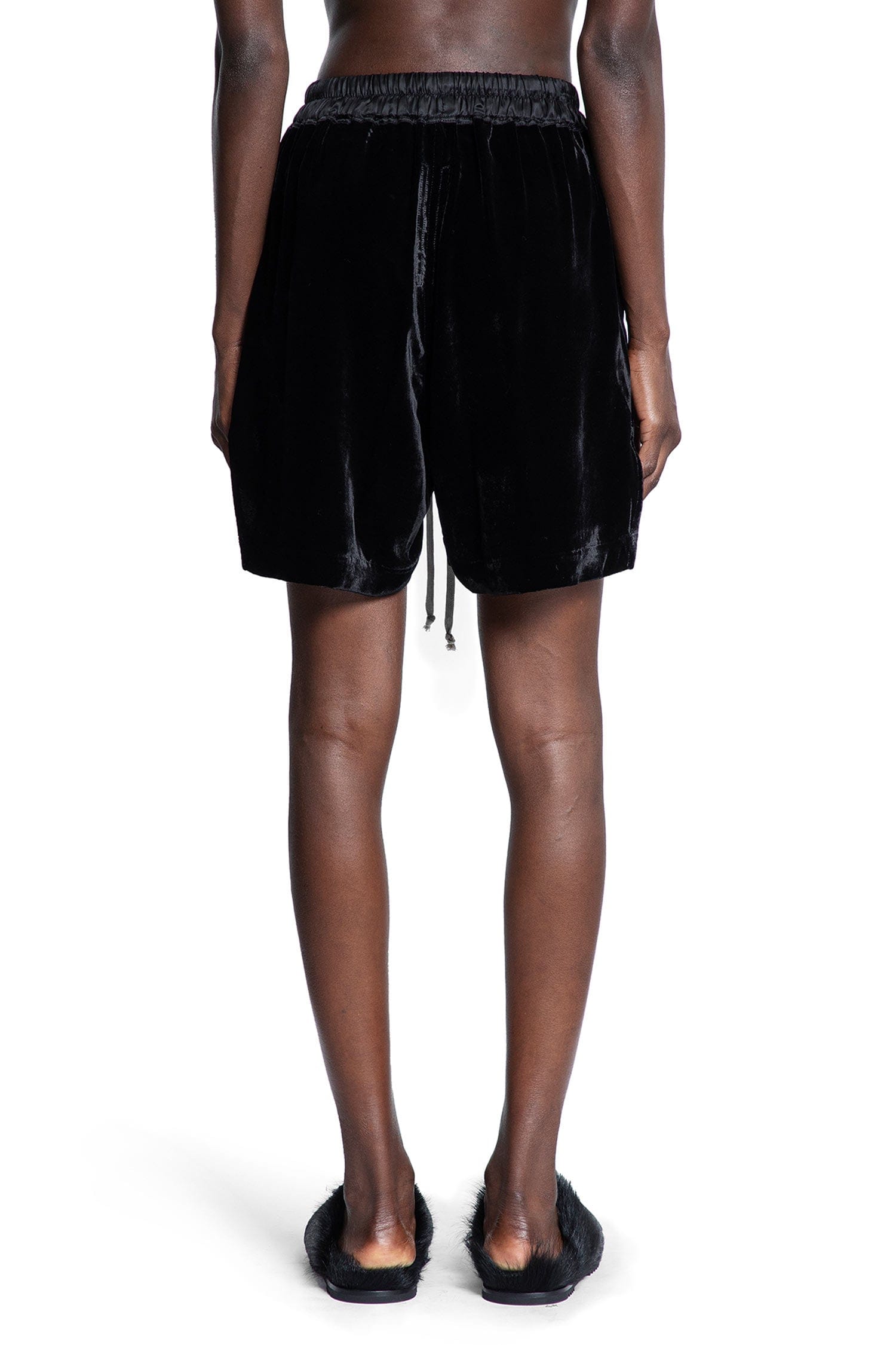 Rick Owens Concordians Boxers in Washed Velvet