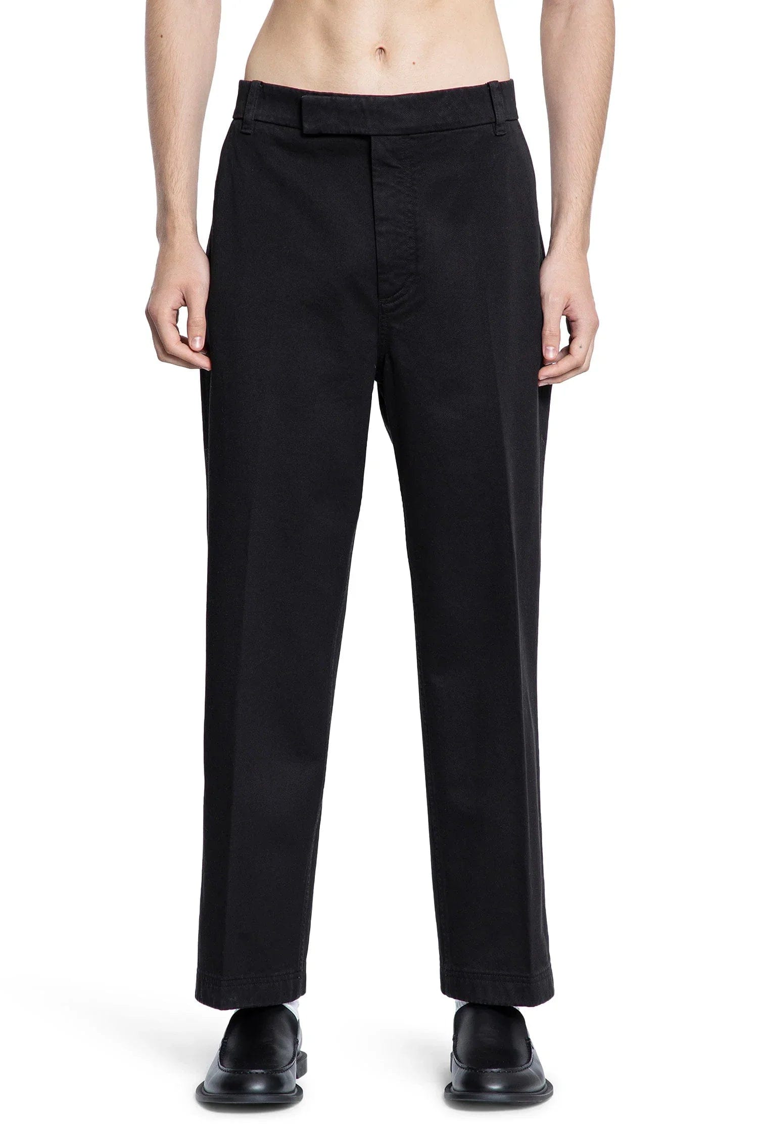 Thom Browne Garment Dyed Chinos in Cotton Twill