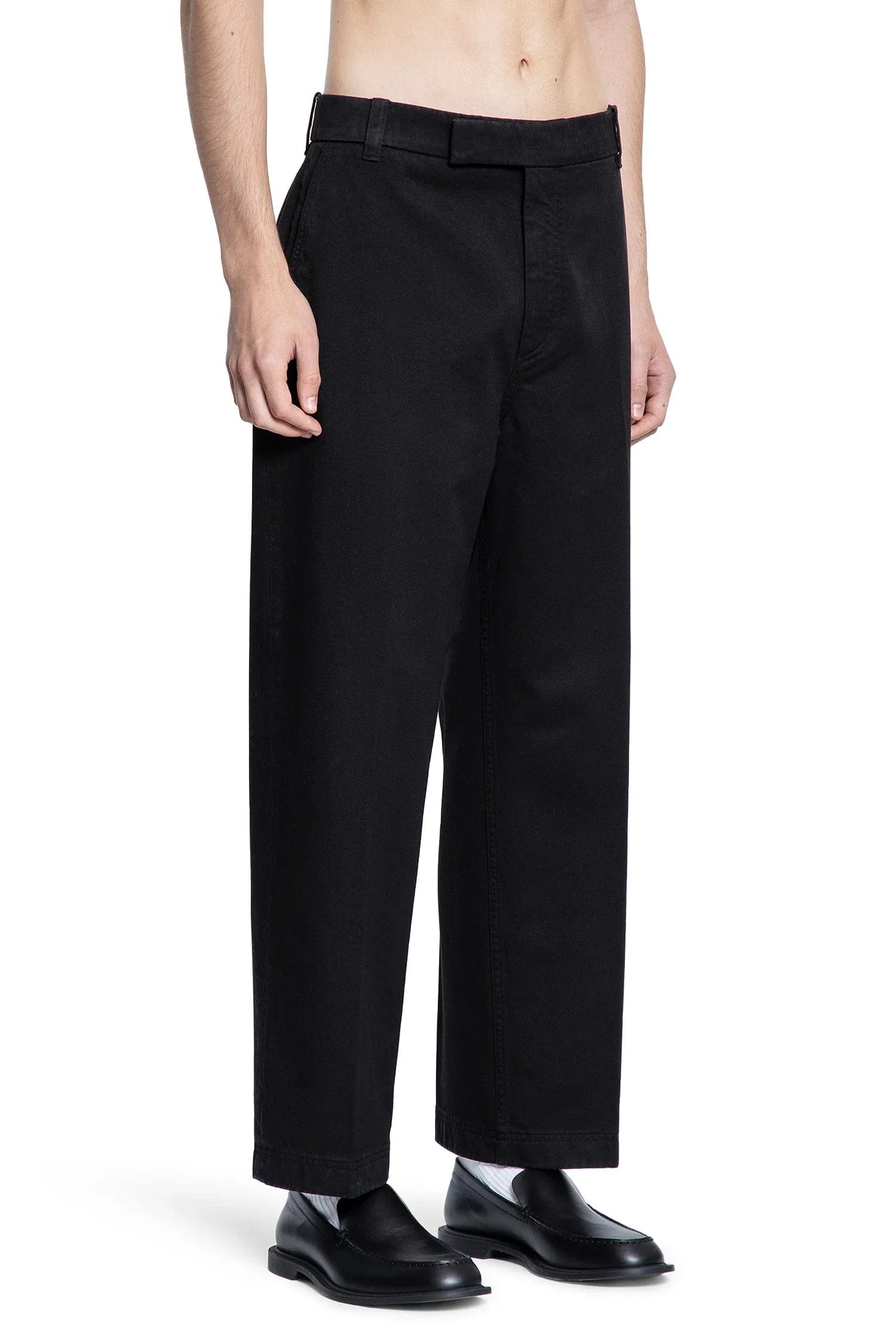 Thom Browne Garment Dyed Chinos in Cotton Twill