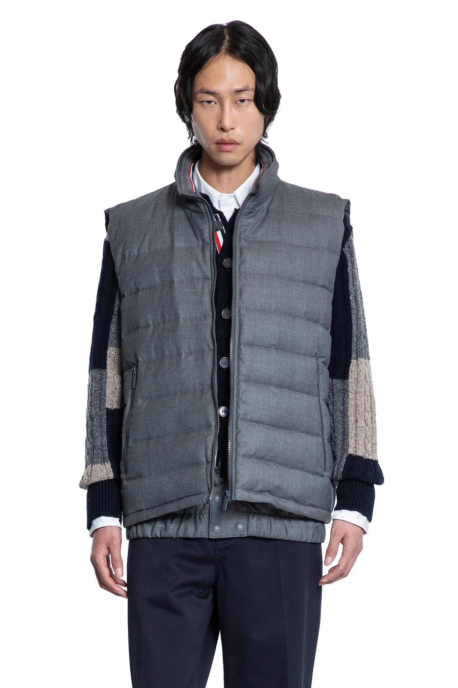 Thom Browne Down Filled Super 120's Twill Ski Vest