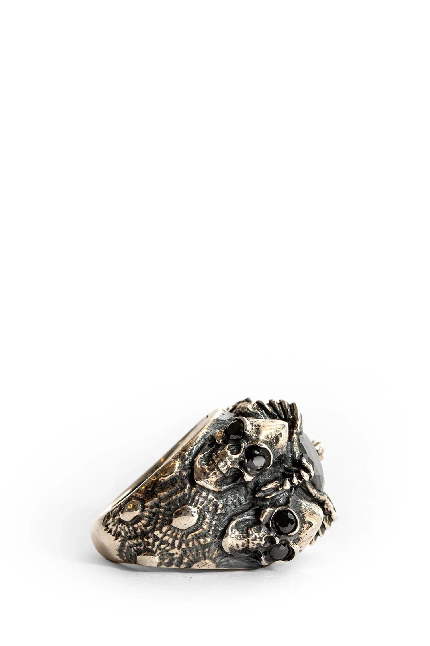 KD2024 RING 4 ALIEN ALL SILVER ONIX