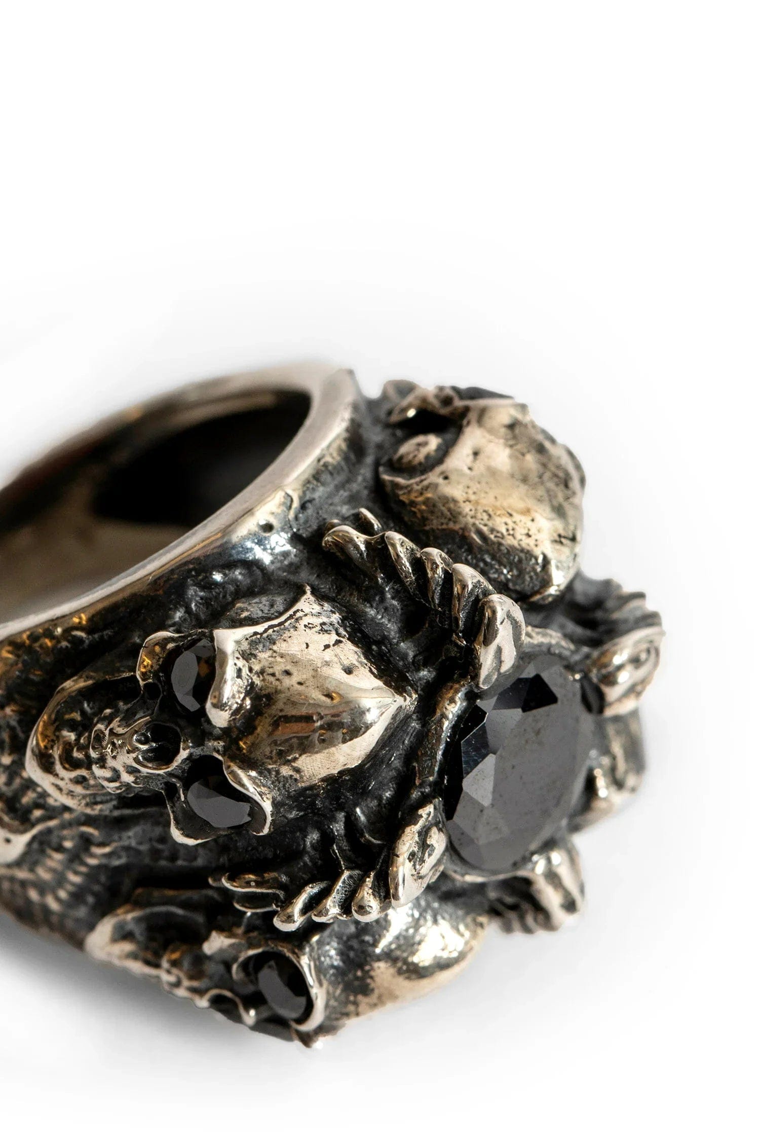 KD2024 RING 4 ALIEN ALL SILVER ONIX