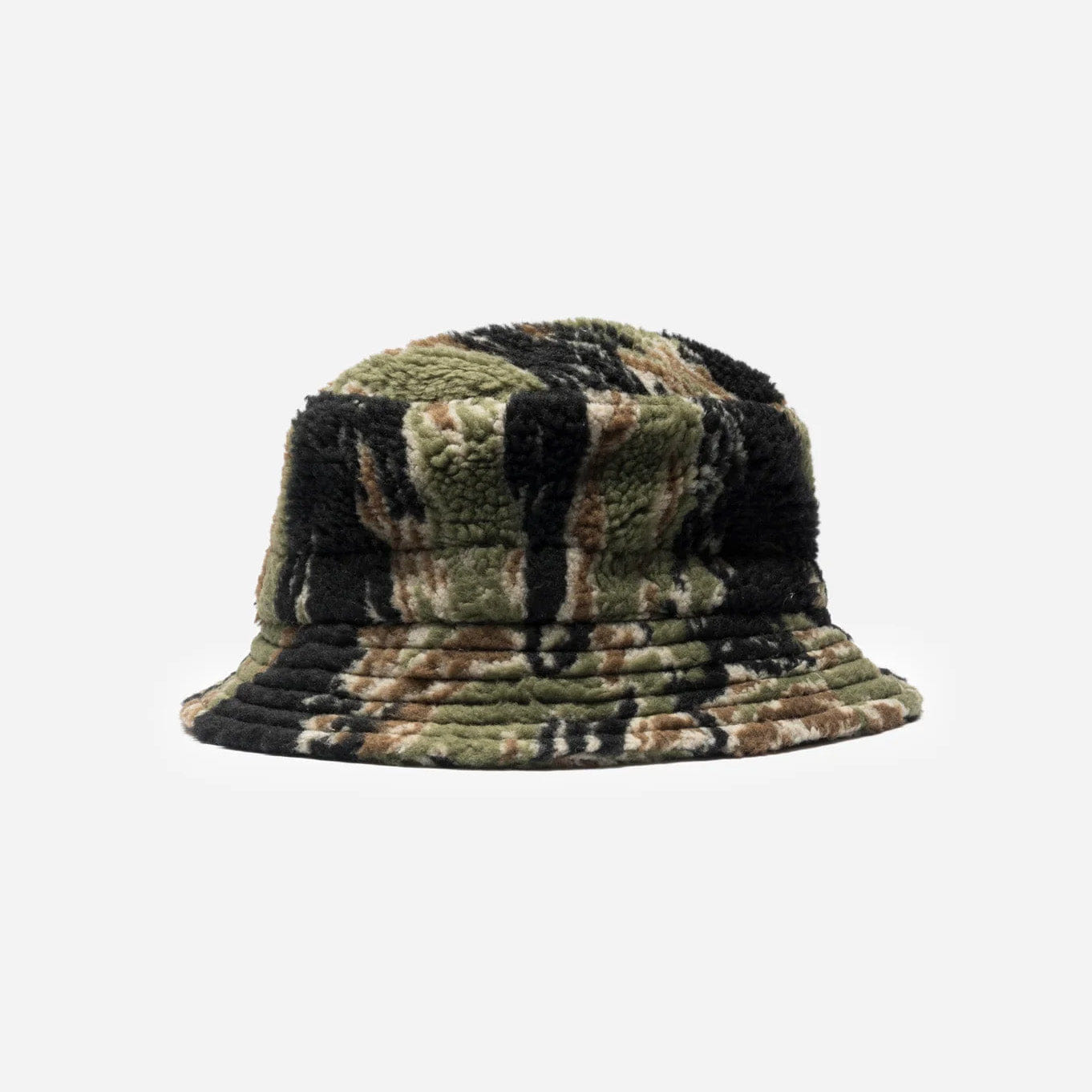 Maharishi 7152 Bonsai Tigerstripe Fleece Bucket Hat - Mint Gold