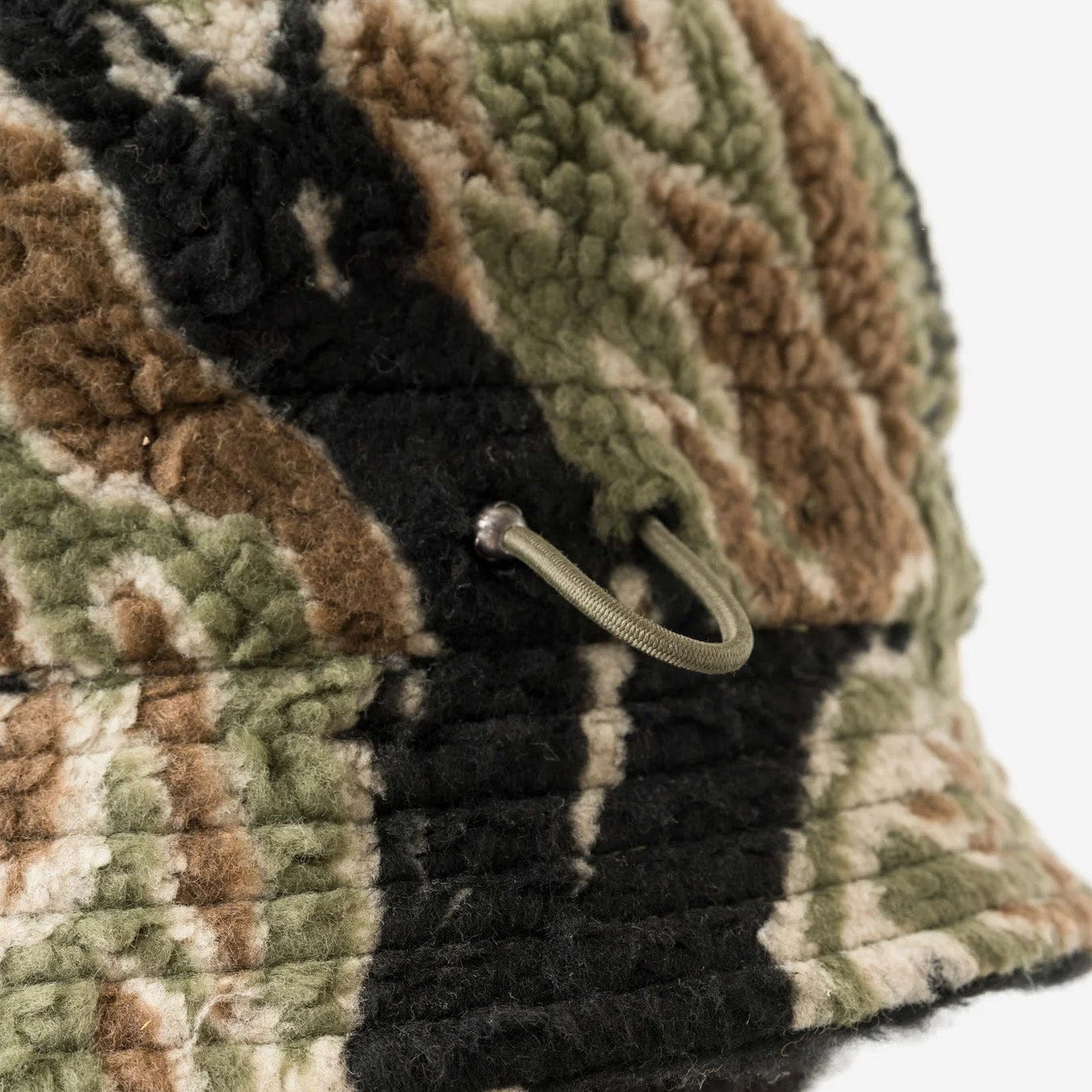 Maharishi 7152 Bonsai Tigerstripe Fleece Bucket Hat - Mint Gold