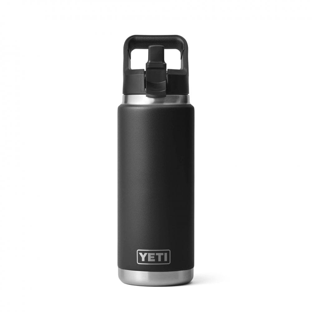YETI Rambler™ 26oz Bottle, Straw Cap - Black