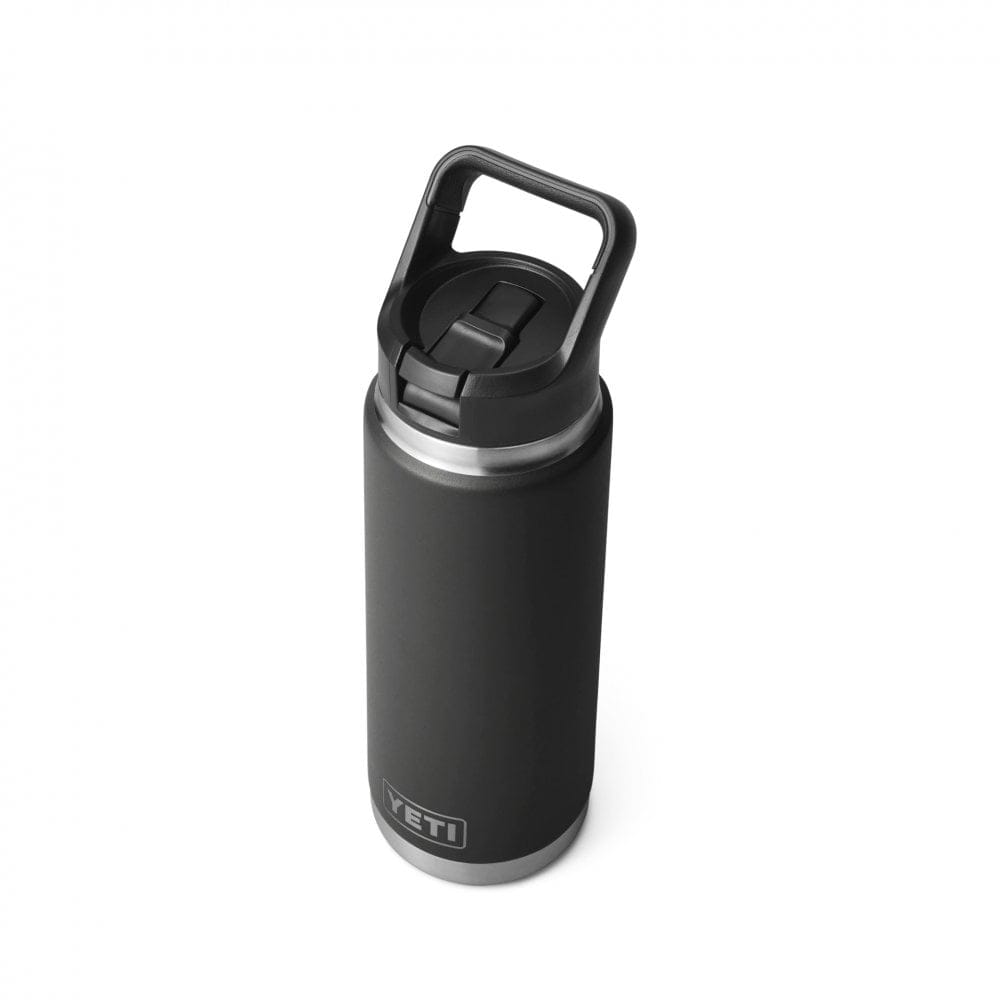 YETI Rambler™ 26oz Bottle, Straw Cap - Black