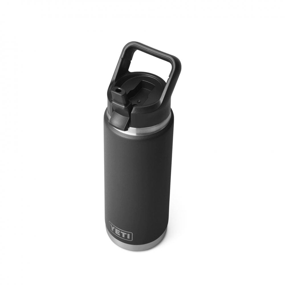 YETI Rambler™ 26oz Bottle, Straw Cap - Black