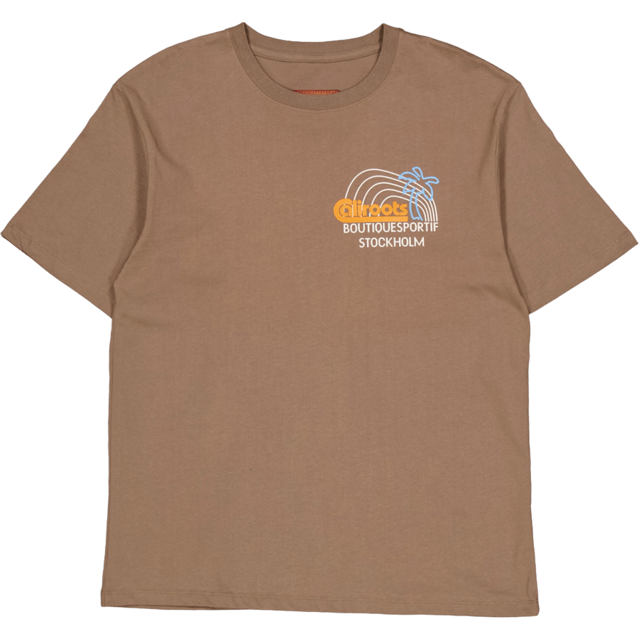 Boutique Sportif X Caliroots Palm Combo T-shirt Brown