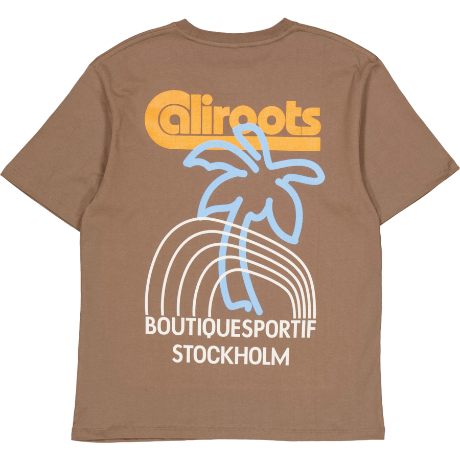 Boutique Sportif X Caliroots Palm Combo T-shirt Brown