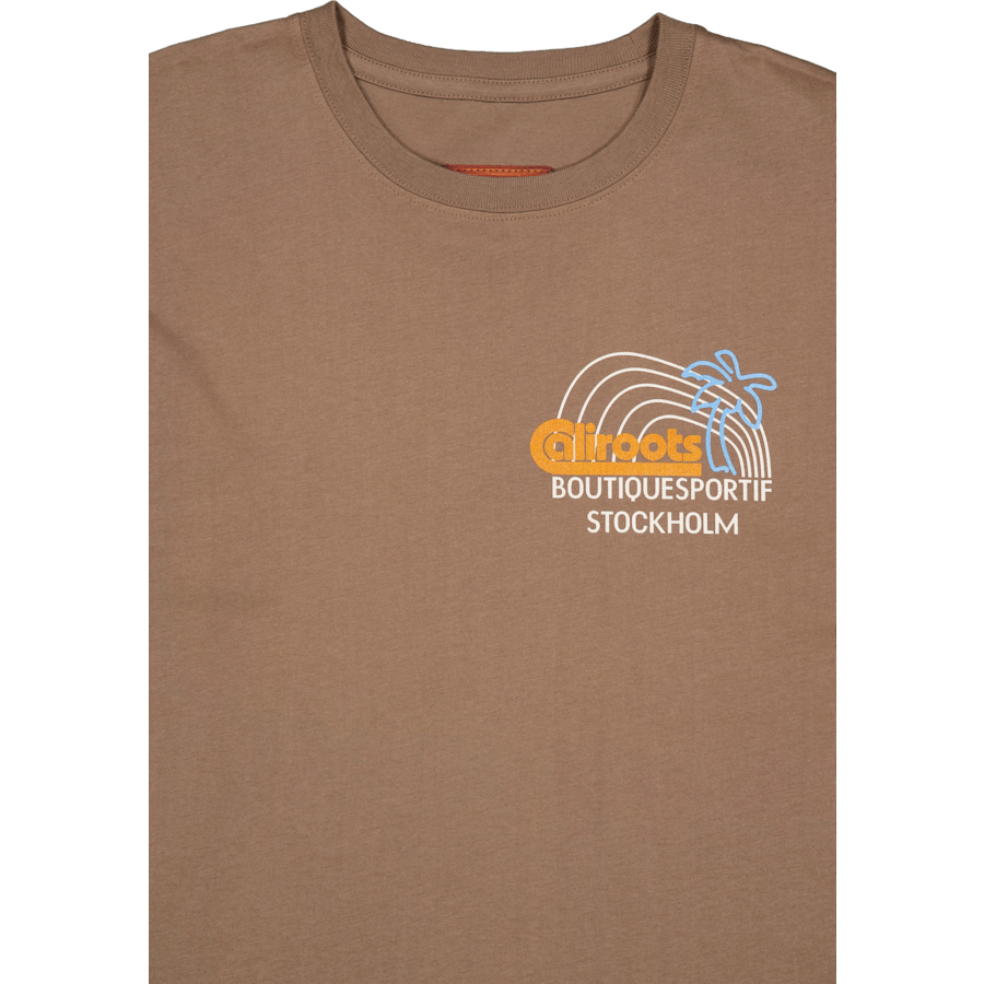 Boutique Sportif X Caliroots Palm Combo T-shirt Brown