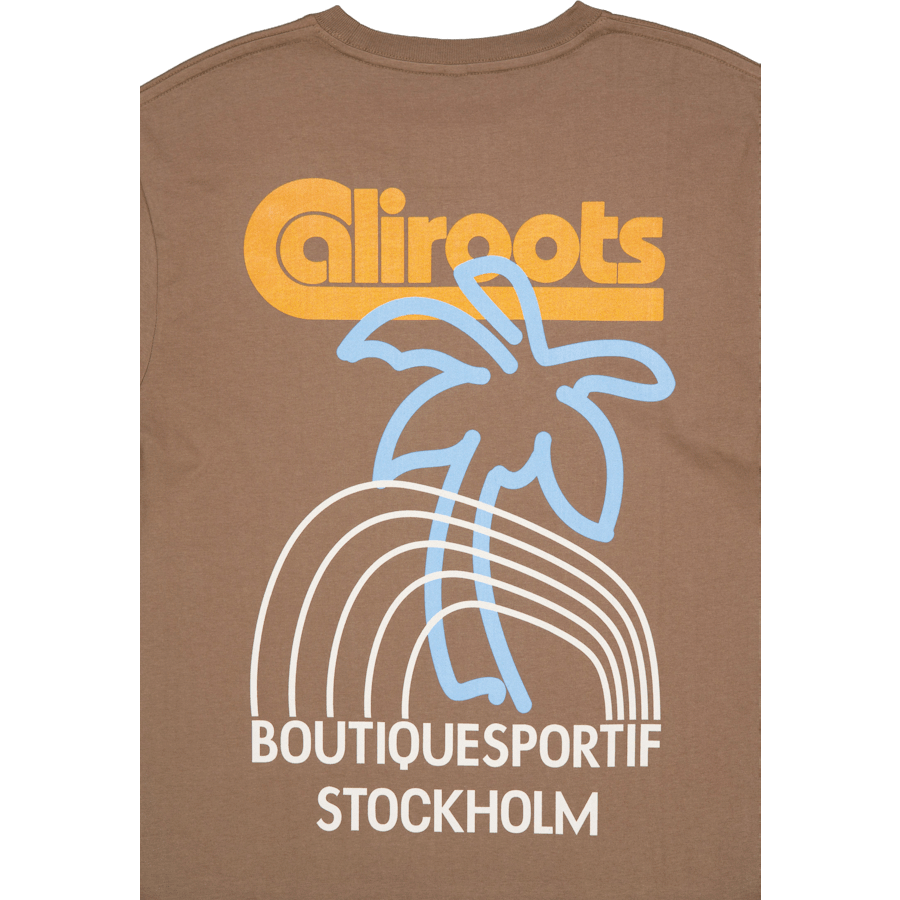 Boutique Sportif X Caliroots Palm Combo T-shirt Brown