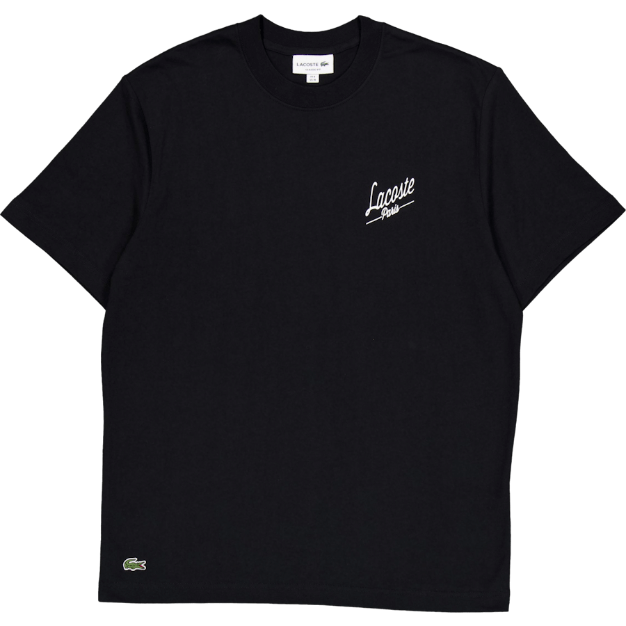 Lacoste Multi Print Jersey T-shirt Black