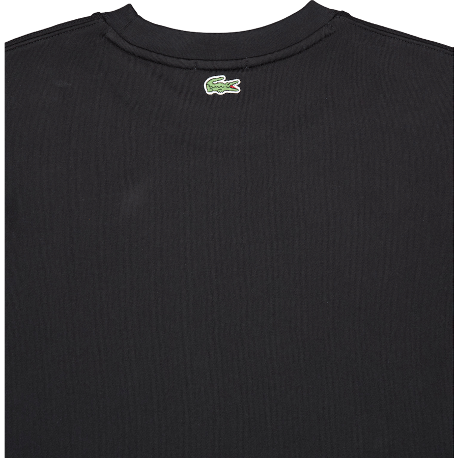 Lacoste Printed Fleece Sweatshirt Noir 031