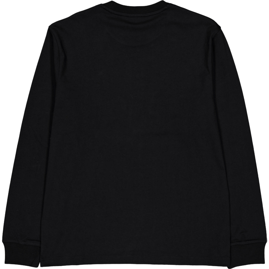 Lacoste Long Sleeved Cotton T-shirt Black