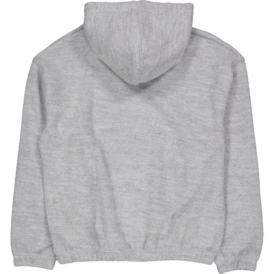 Lacoste Embroidered Signature Hoodie Silver Chine