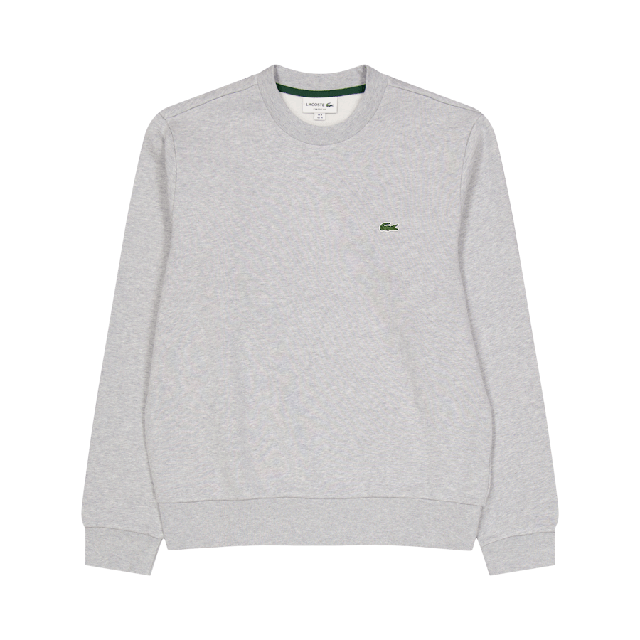Lacoste Crew Neck Sweatshirt Cca Silver Chine