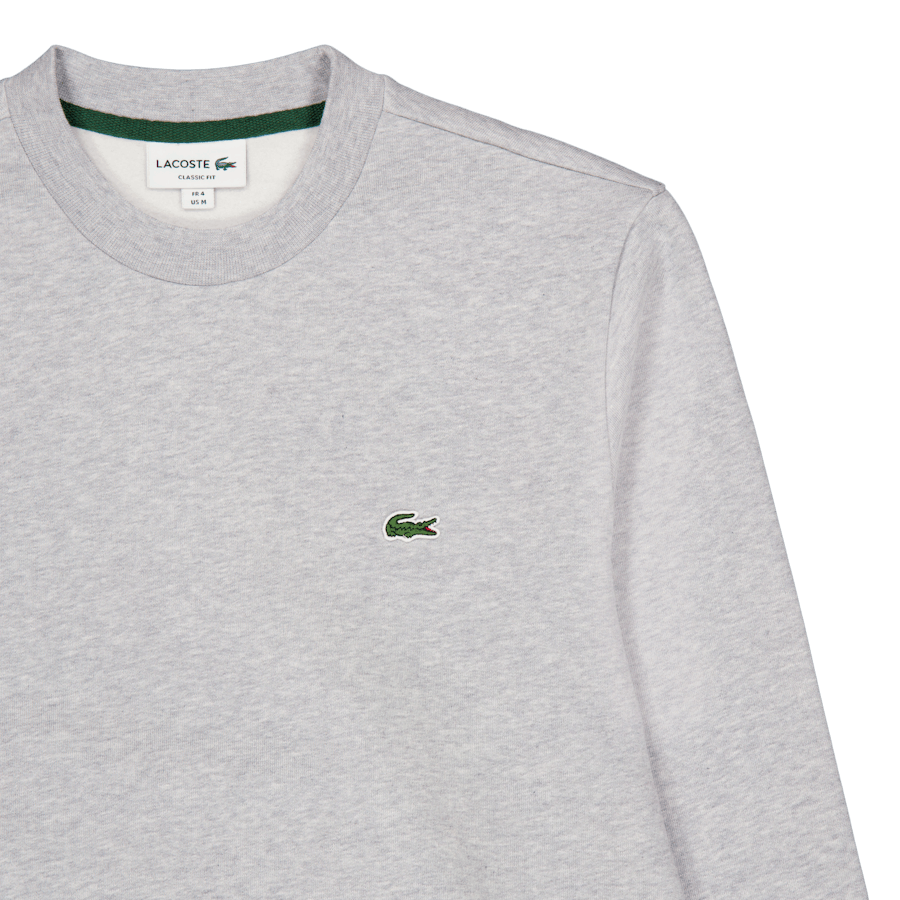 Lacoste Crew Neck Sweatshirt Cca Silver Chine