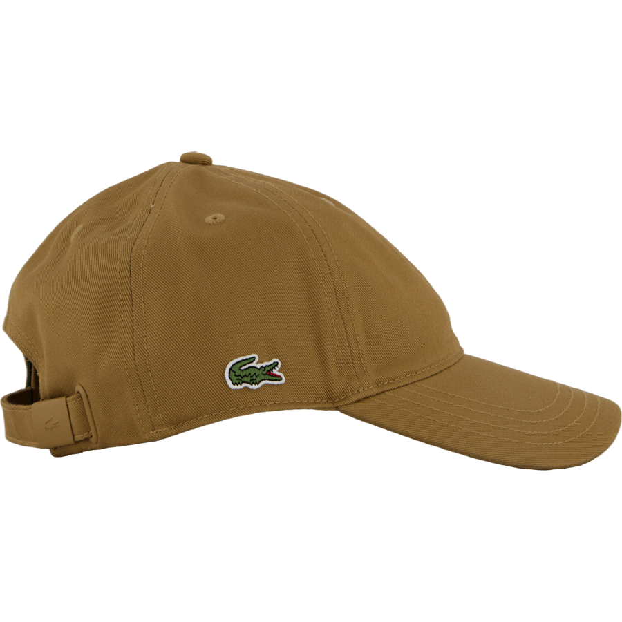 Lacoste Cotton Twill Cap Date Brown