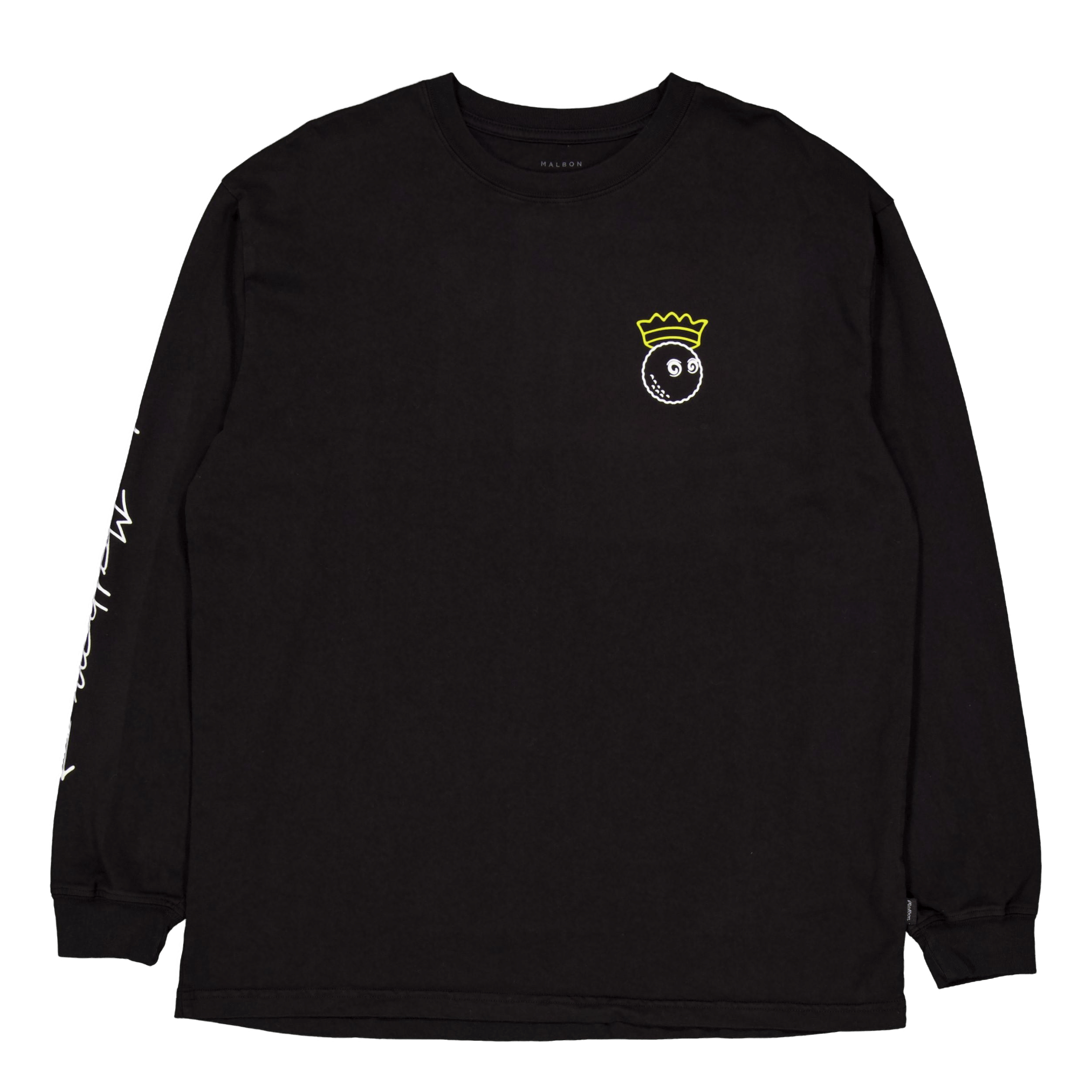 Malbon Golf Malbon Trophy Ls T-shirt Black