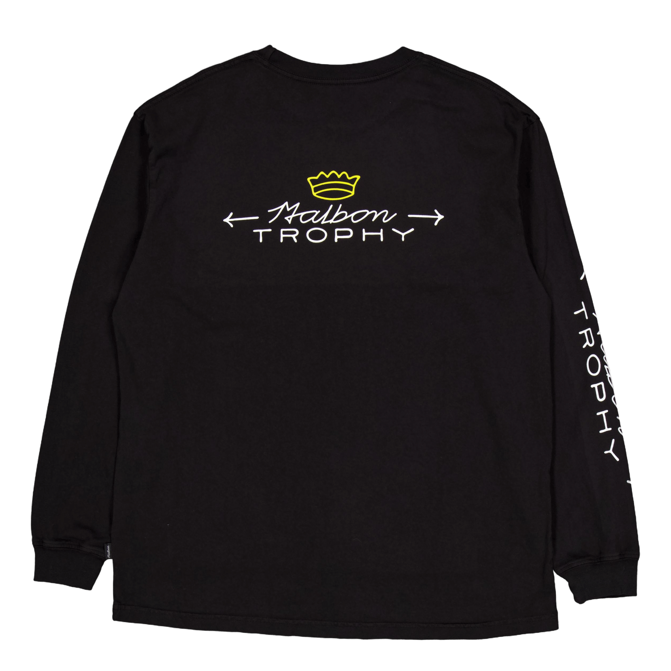Malbon Golf Malbon Trophy Ls T-shirt Black