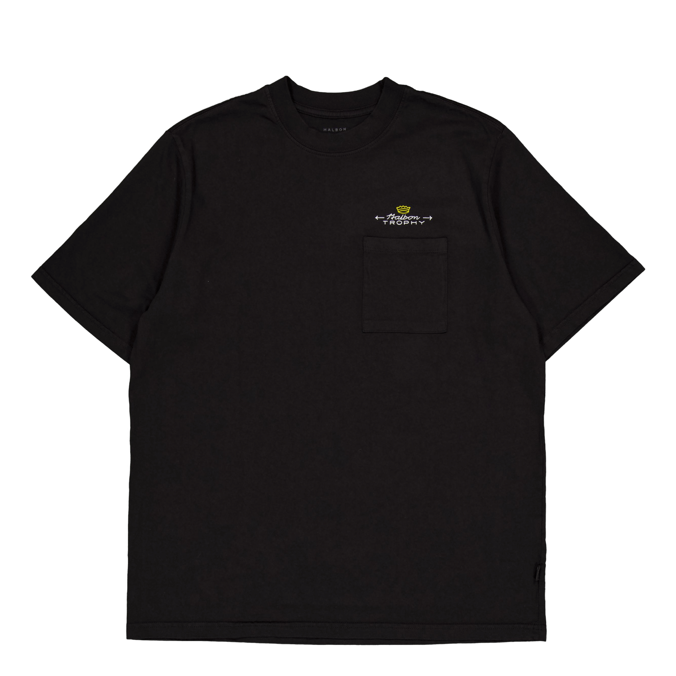 Malbon Golf Malbon Trophy Pocket T-shirt Black