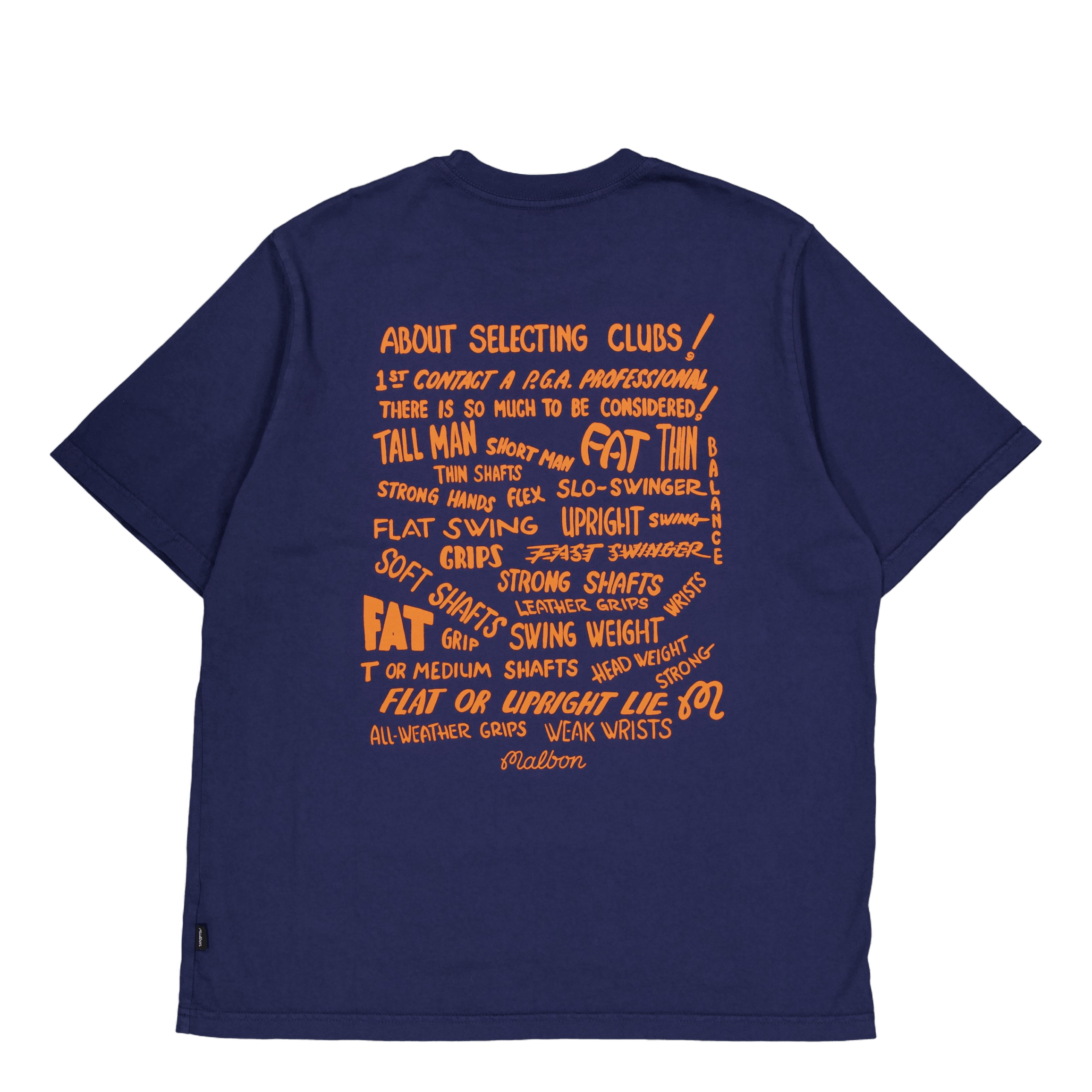 Malbon Golf Club Select Ss T-shirt Indigo