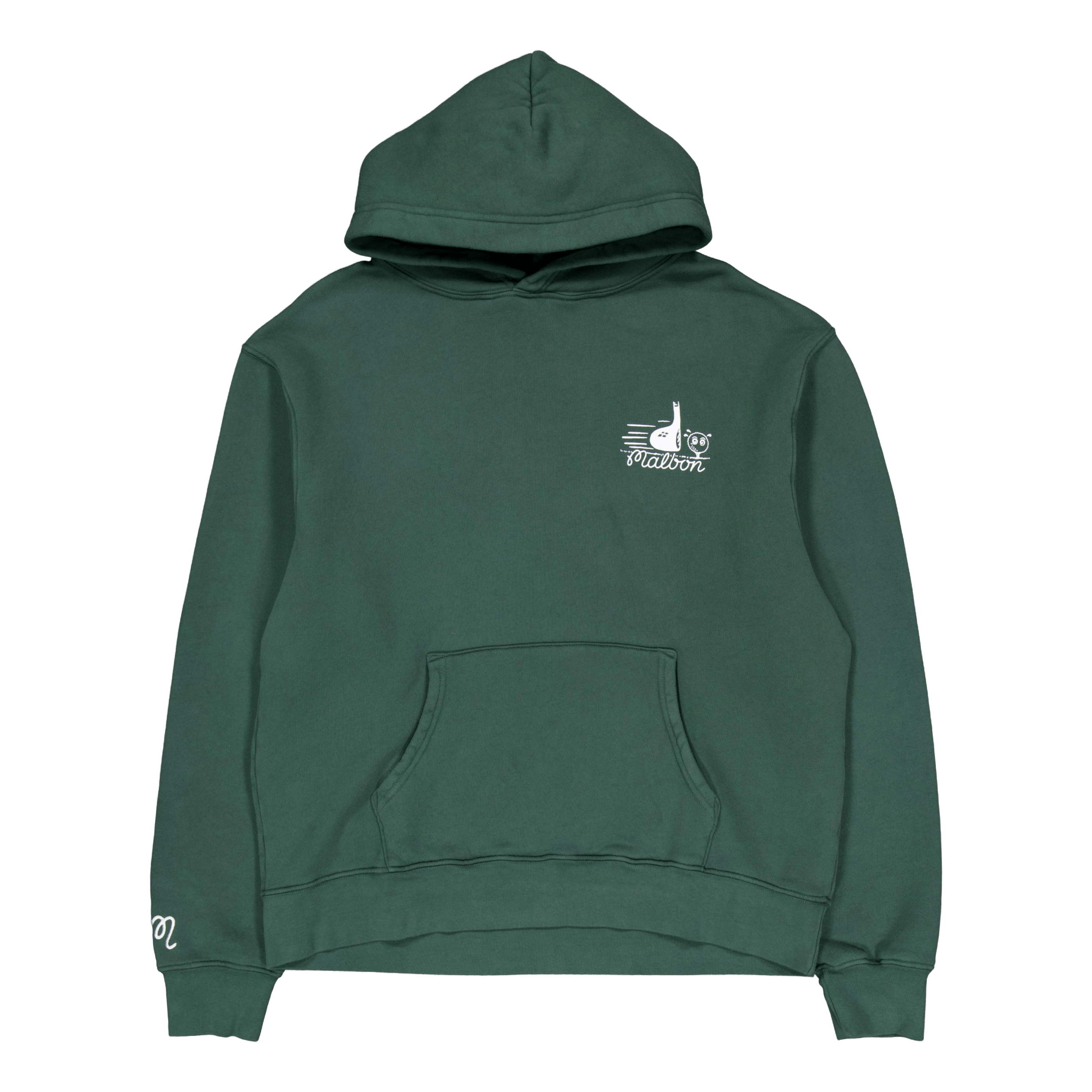 Malbon Golf Follow Thru Hoodie Malbon Green