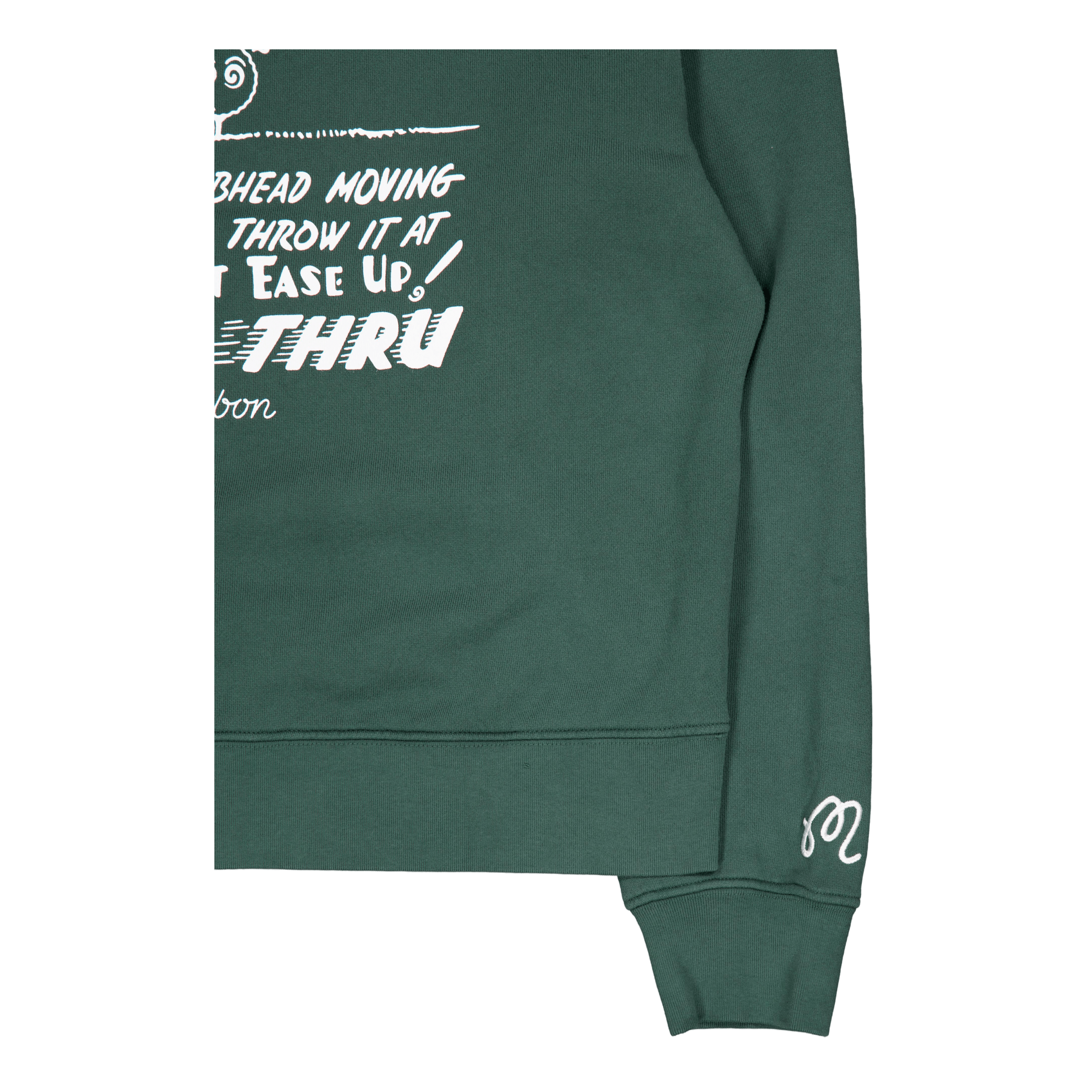 Malbon Golf Follow Thru Hoodie Malbon Green