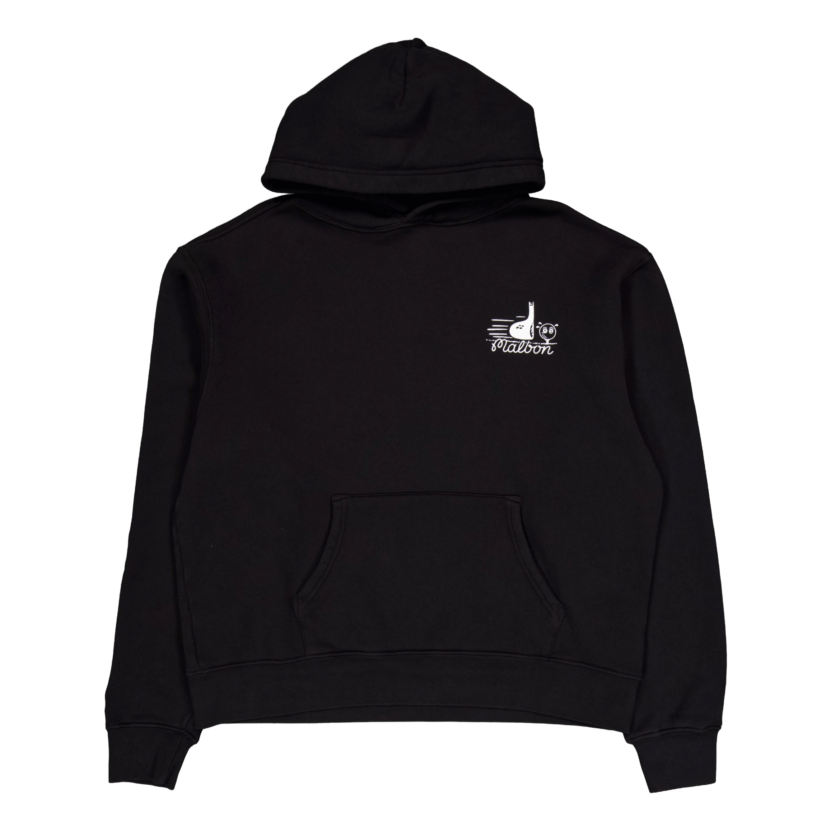 Malbon Golf Follow Thru Hoodie Black