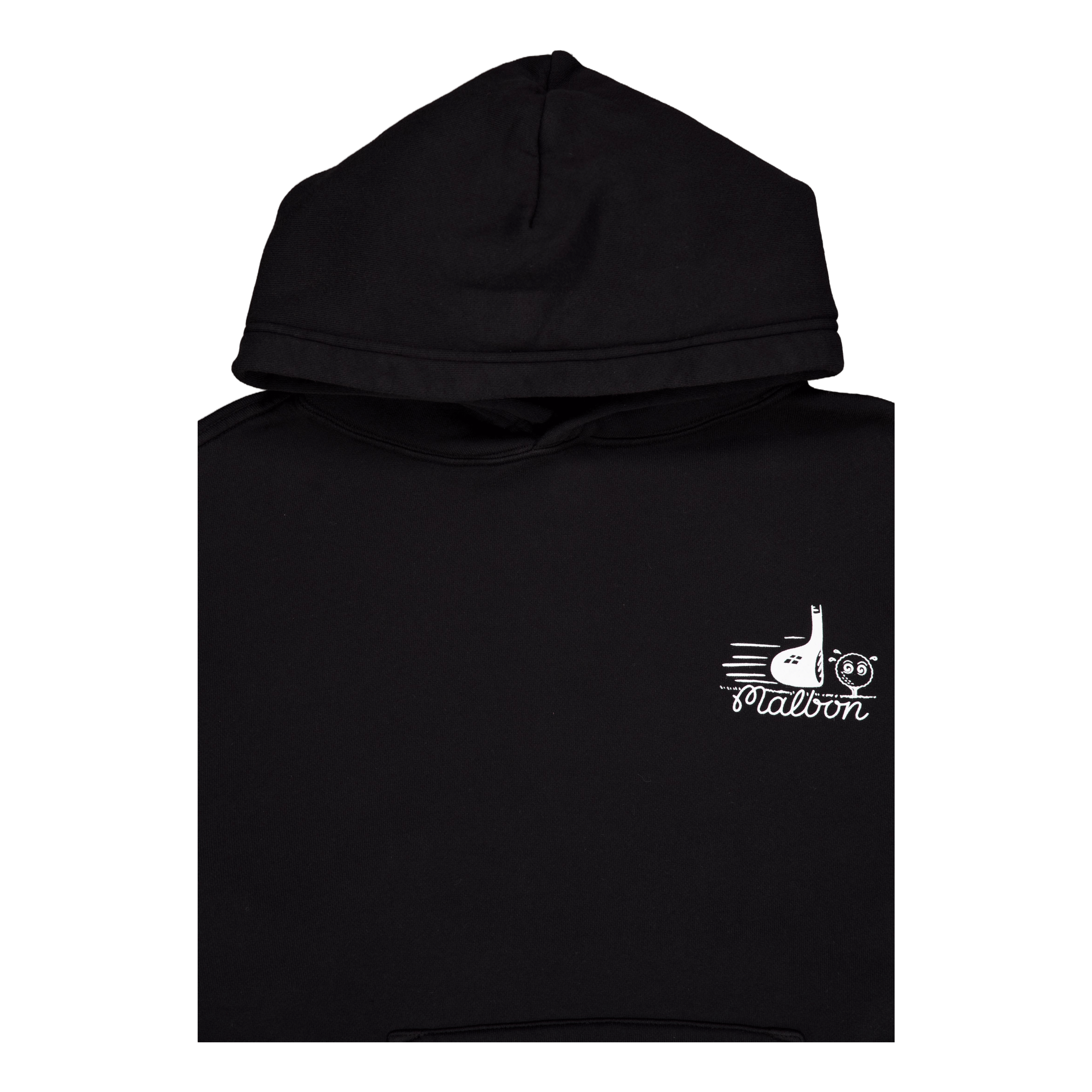 Malbon Golf Follow Thru Hoodie Black