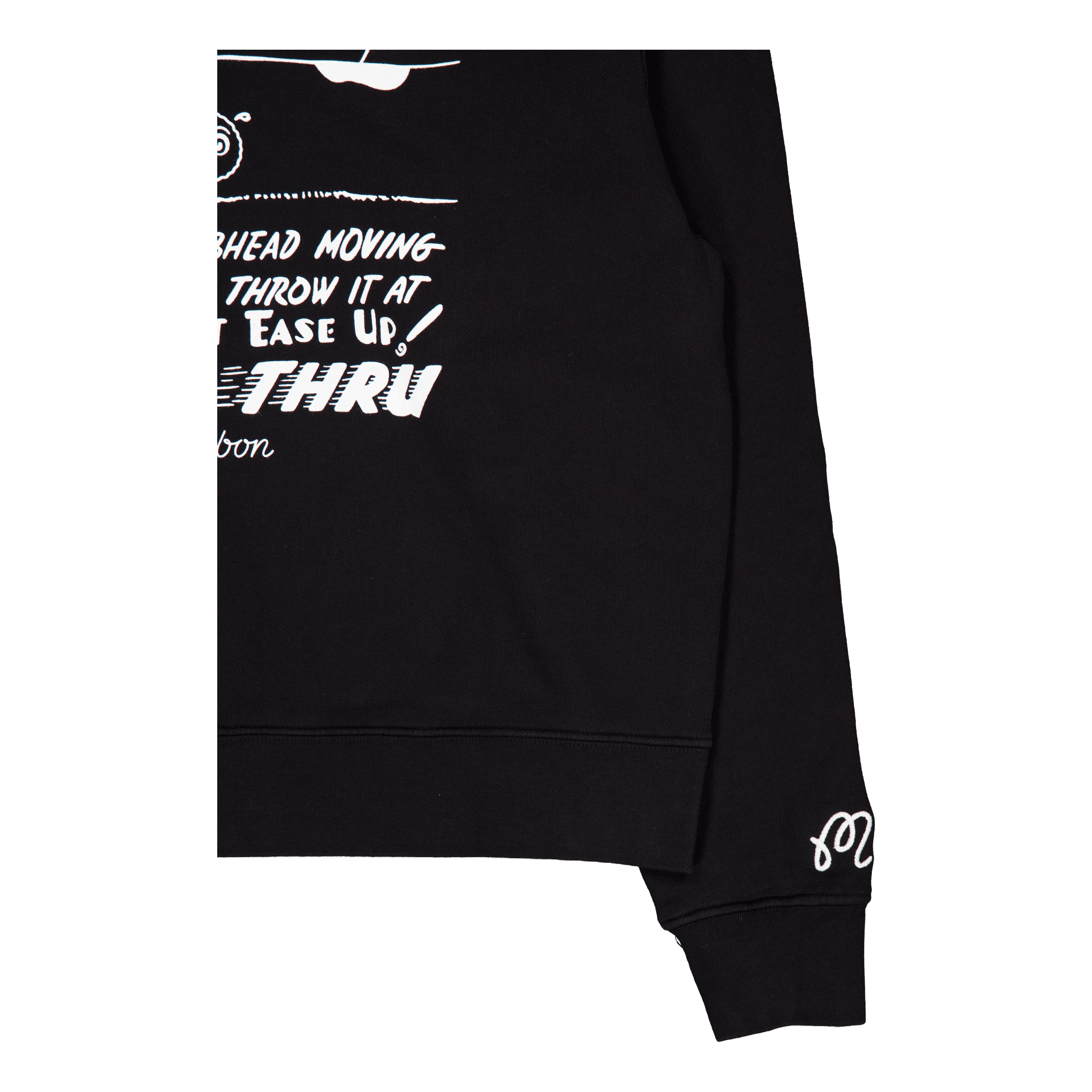 Malbon Golf Follow Thru Hoodie Black