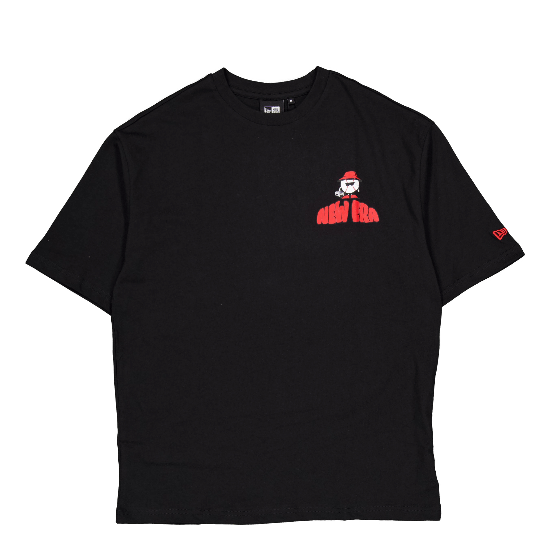 New Era Ne City Graphic Os Tee Newera Blkwhi