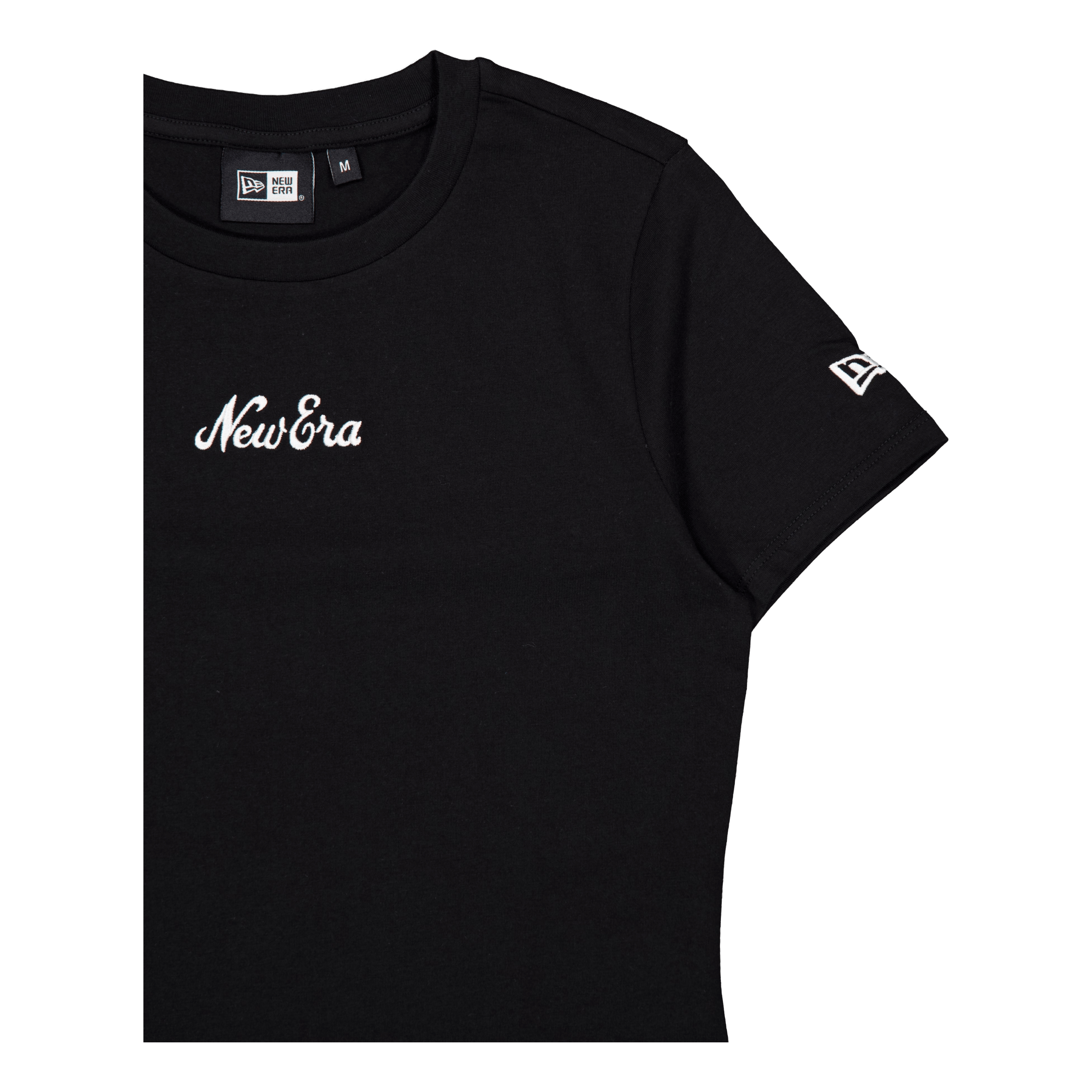 New Era Ne Slim Tee Newera Blkwhi