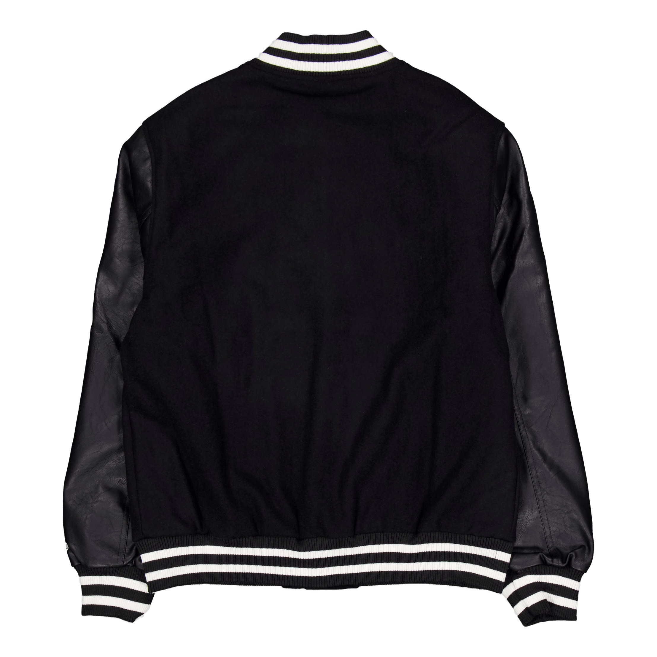 New Era Ne Varsity Jacket Newera Blkwhi